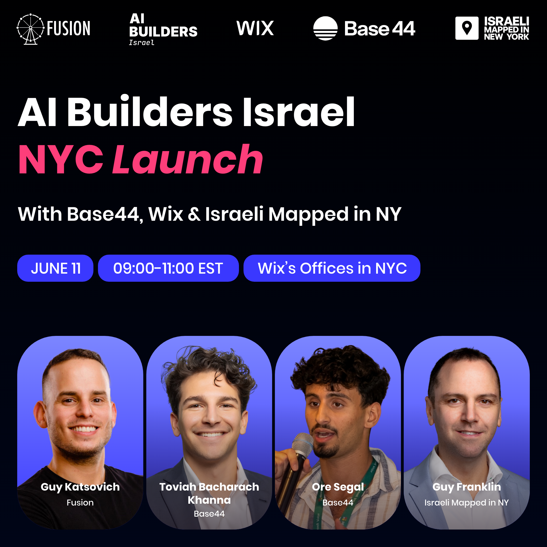 Cover art for #AI Builders Israel - NYC Launch: An Exclusive Morning for AI Builders — New York, NY