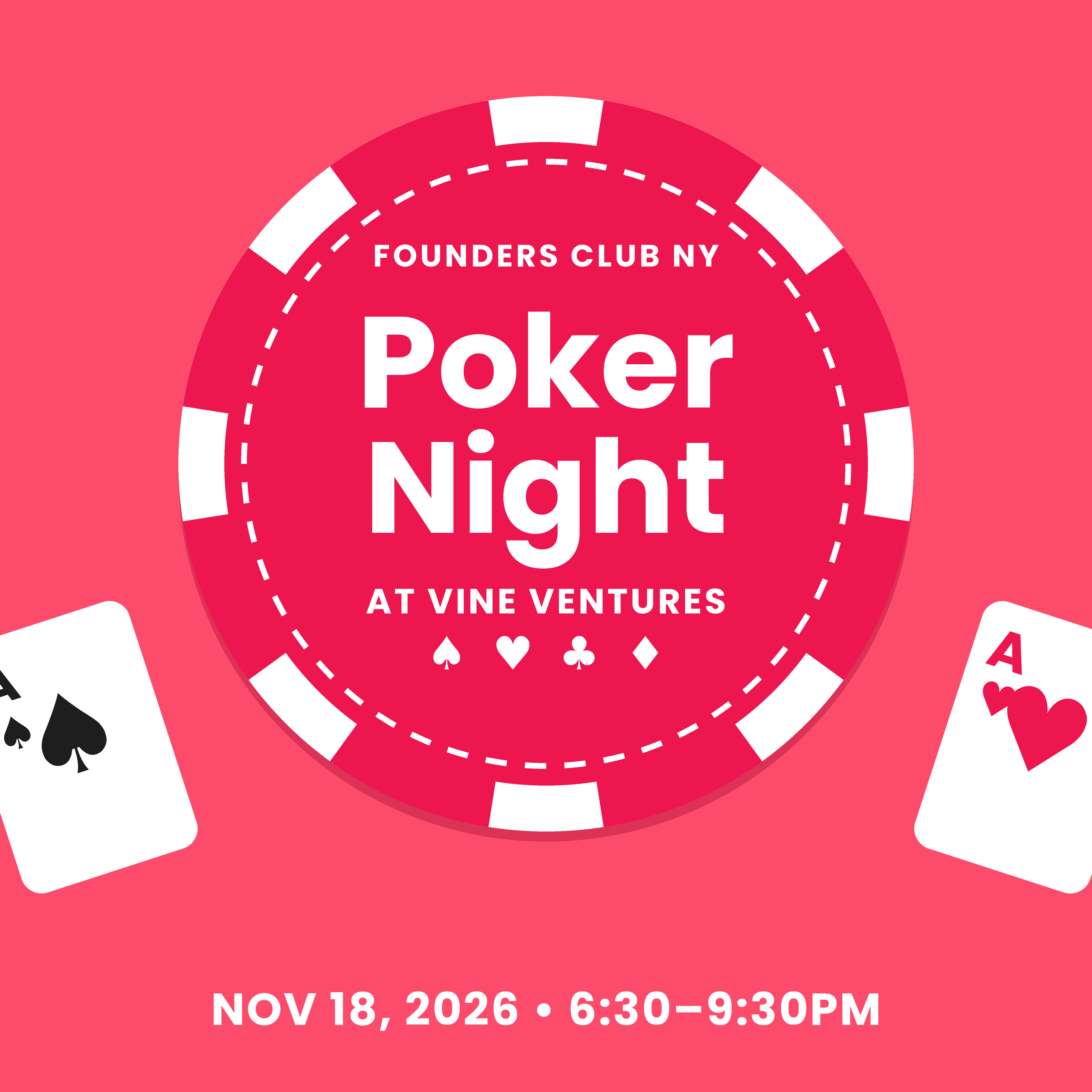 Founders Club NY: Poker Night