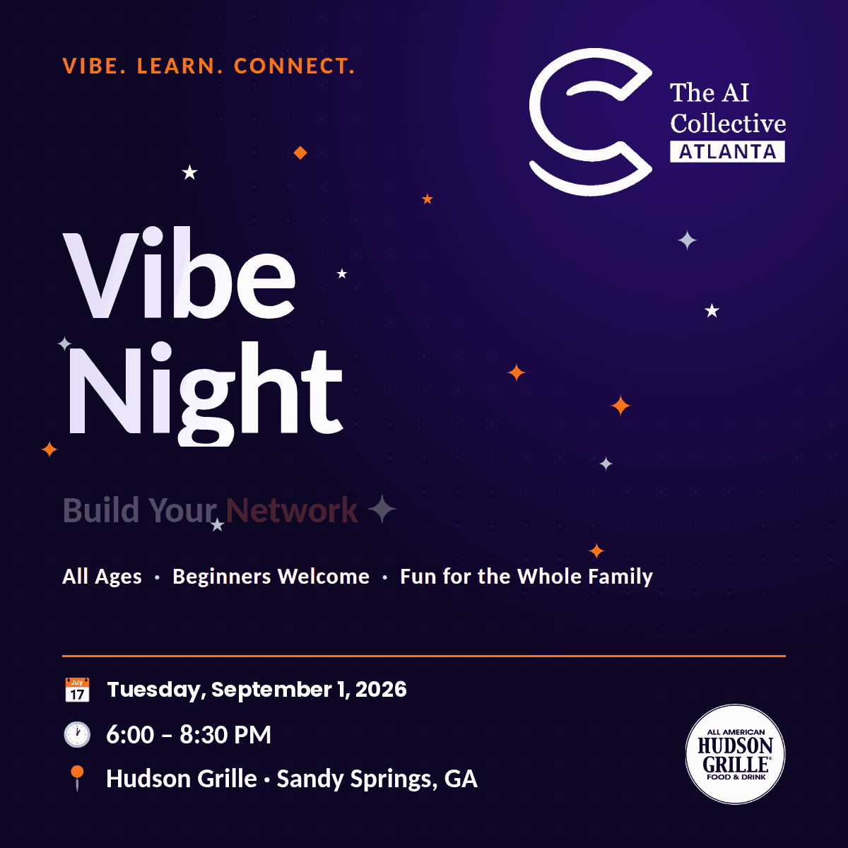 Vibe Night in Sandy Springs (w/ The AI Collective)