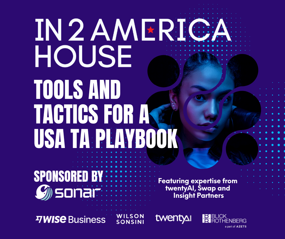 In2America House - Talent Aquisition Lunch: Tools and Tactics to create a USA Talent Acquisition playbook that works