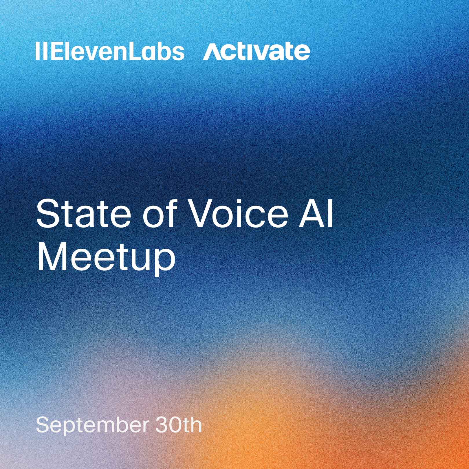 ElevenLabs x Activate: State of Voice AI Meetup