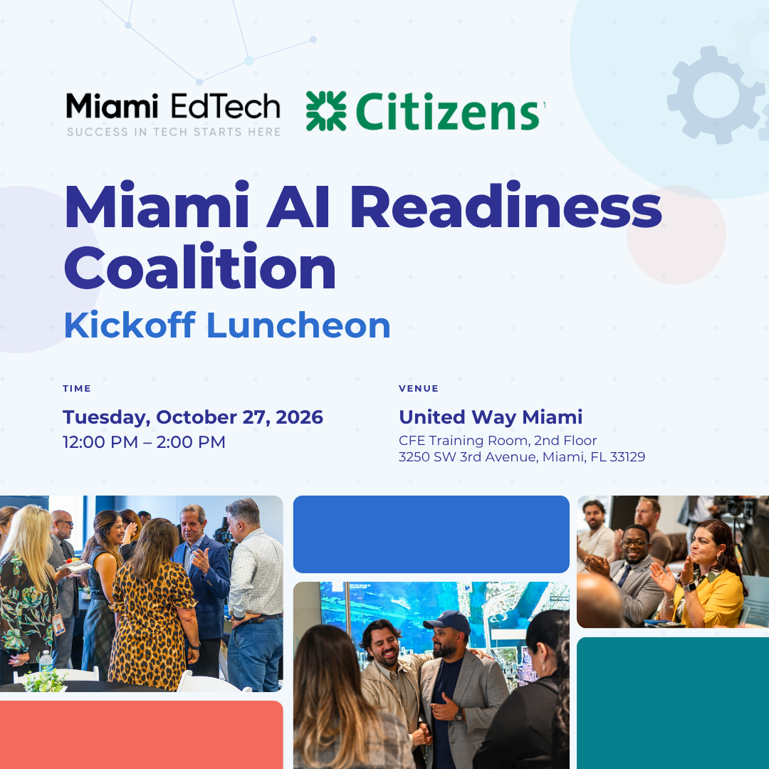Lançamento da Coalizão de Preparação para IA de Miami