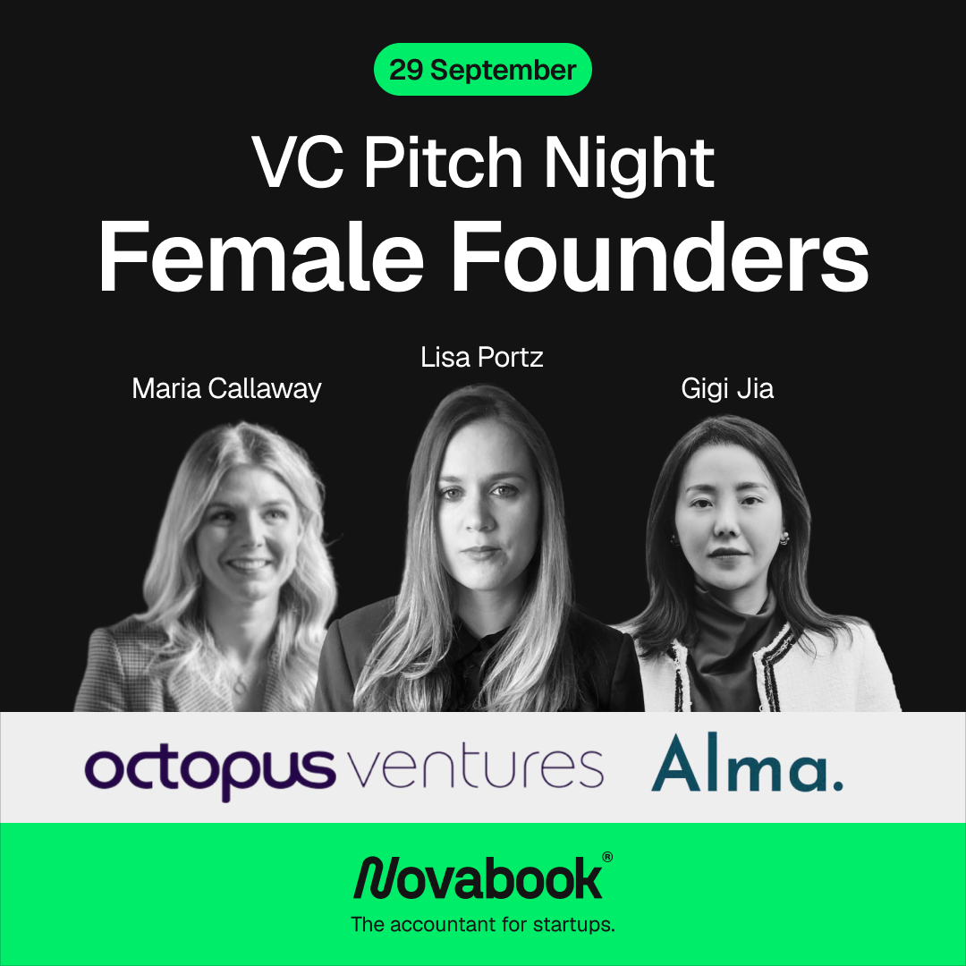Female Founders Pitch Night with Octopus Ventures and Alma Angels