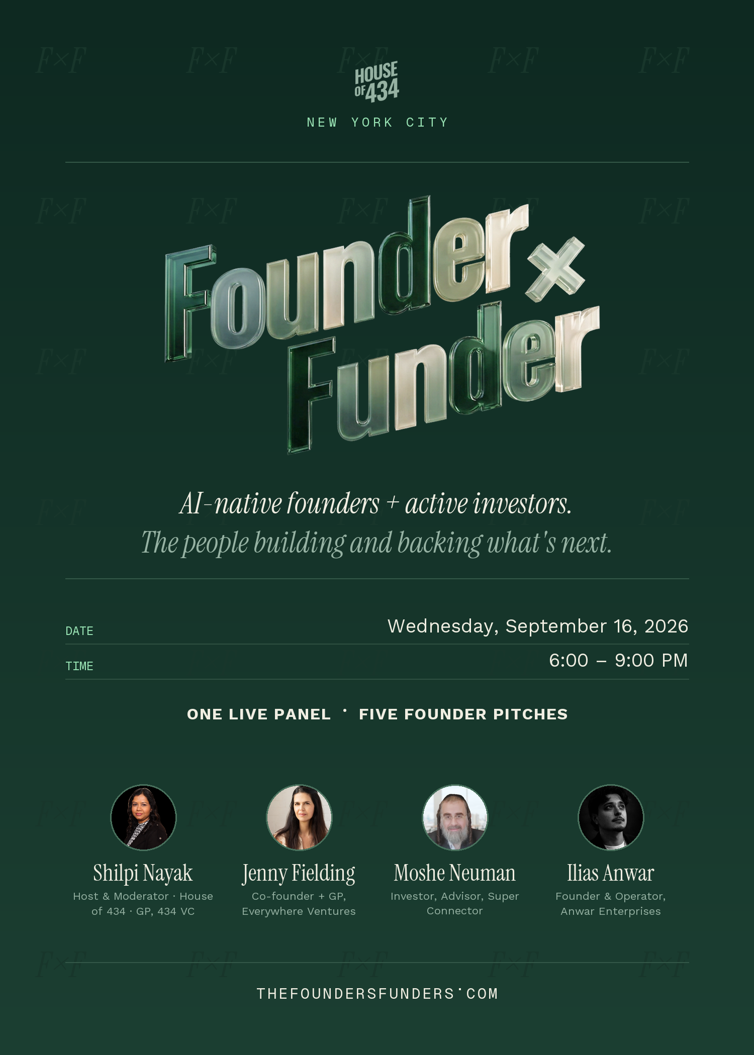 Founder × Funder Exclusive Tech Event