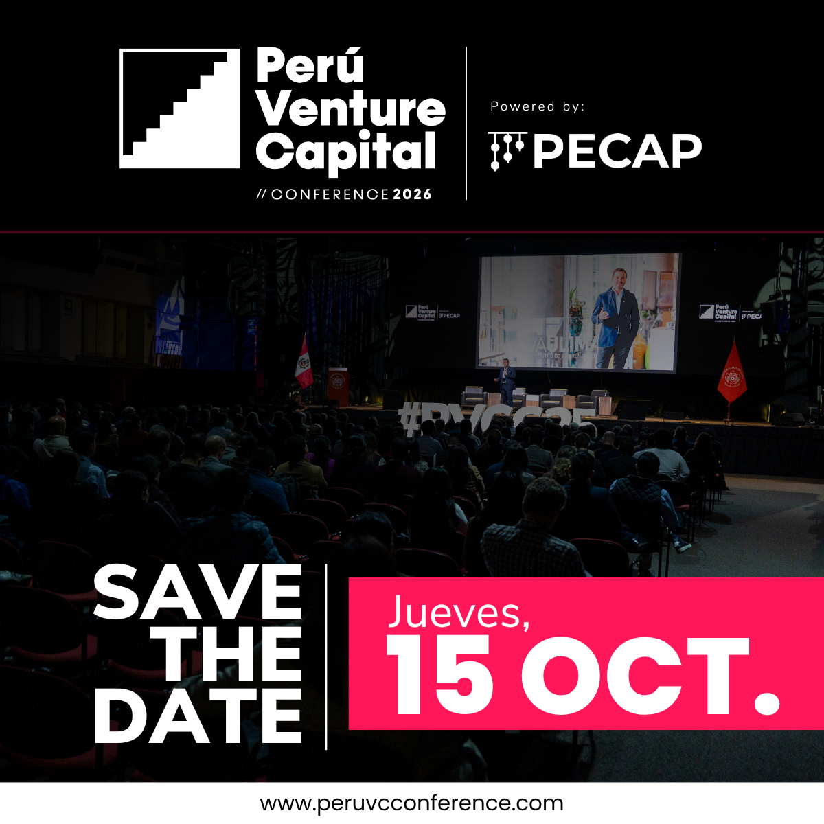 Pre-Registro | Peru Venture Capital Conference 2026 [Muy pronto venta de entradas]