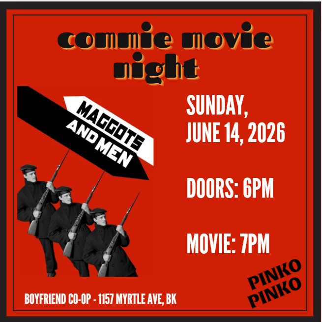 Cover art for #Movie Night with Pinko Mag — BOYFRIEND co-op café + bar