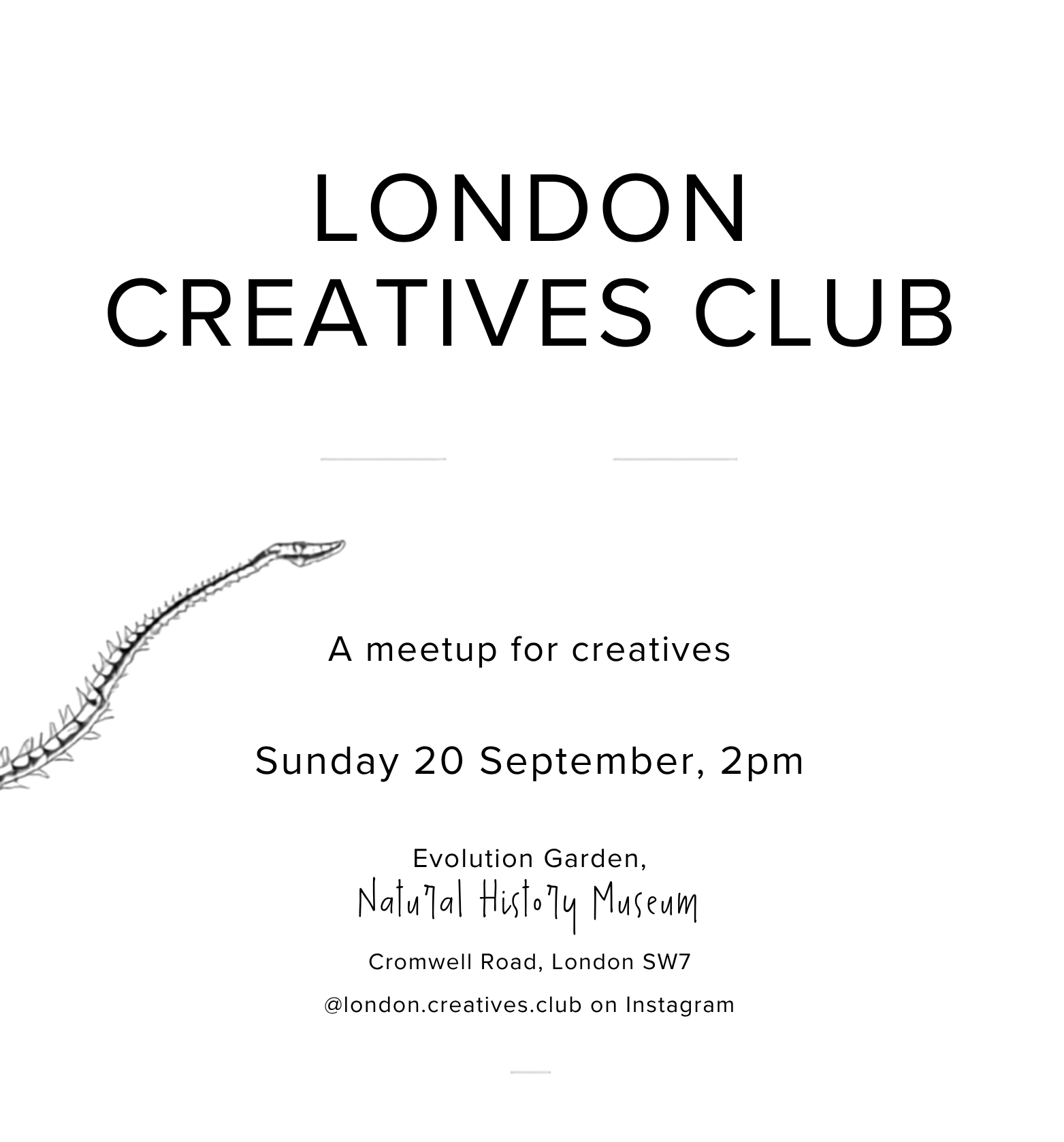 London Creatives Club September Meetup