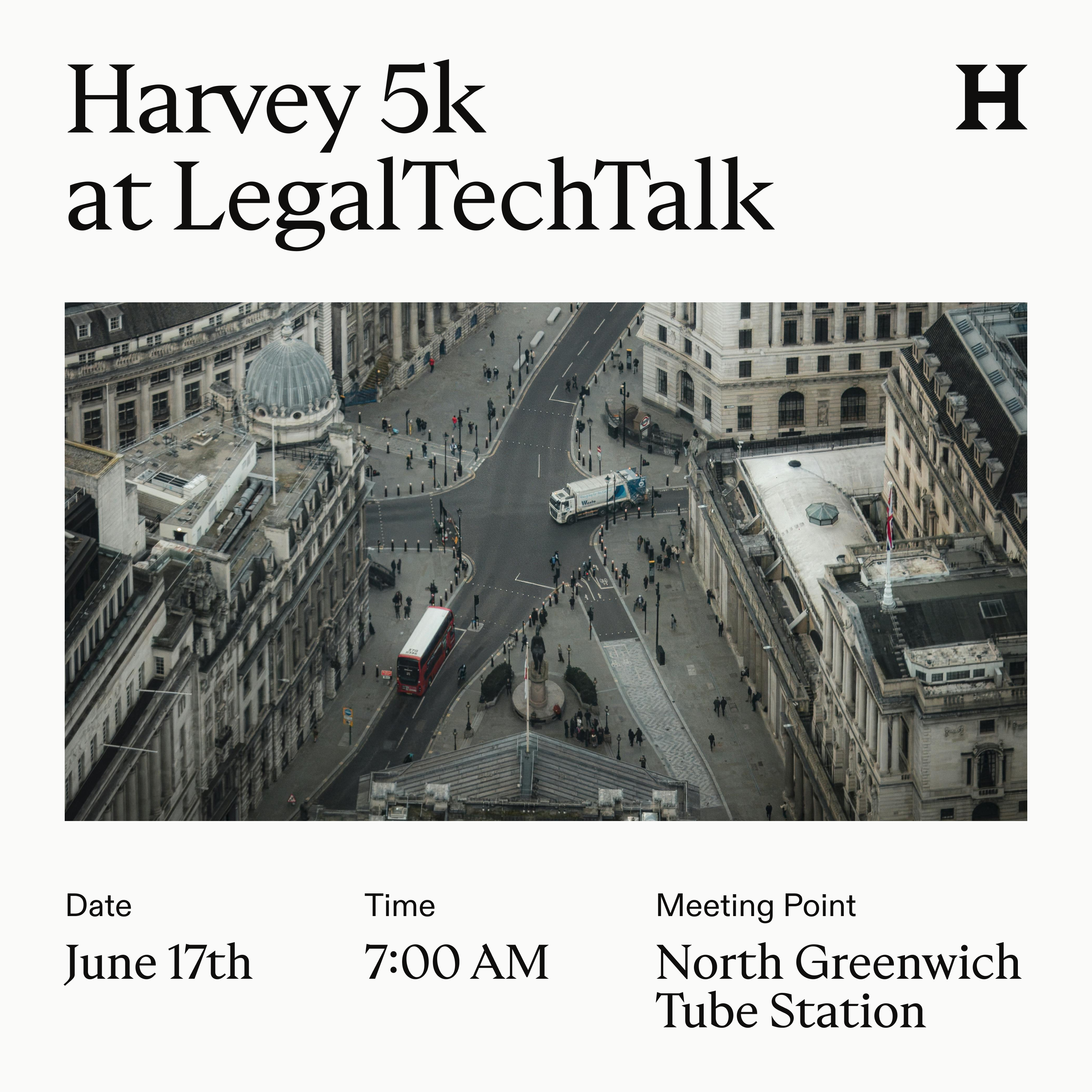 Harvey 5K Run at LegalTechTalk 2026 🏃
