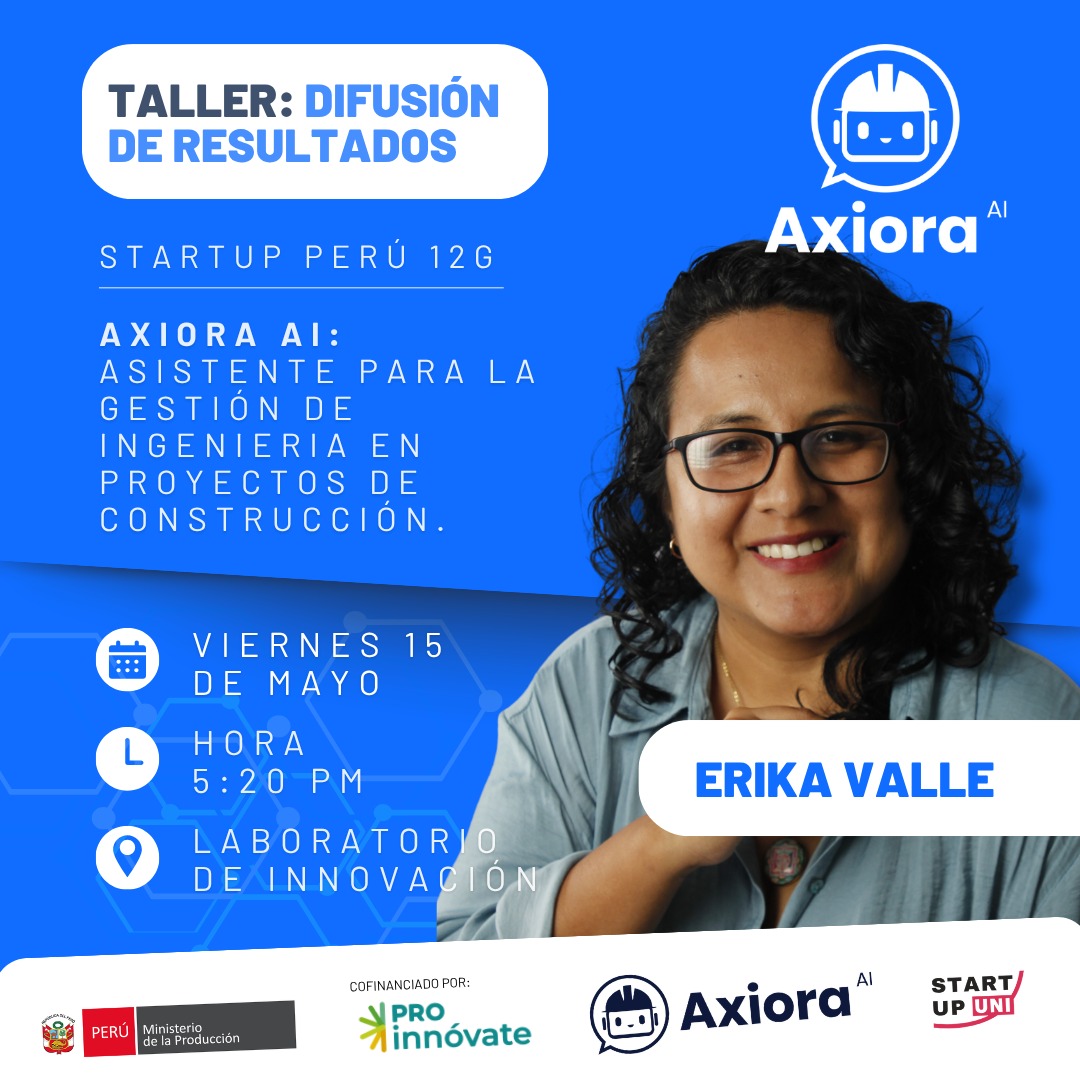 TALLER DE DIFUSIÓN DE RESULTADOS SUP 12G "Axiora AI"