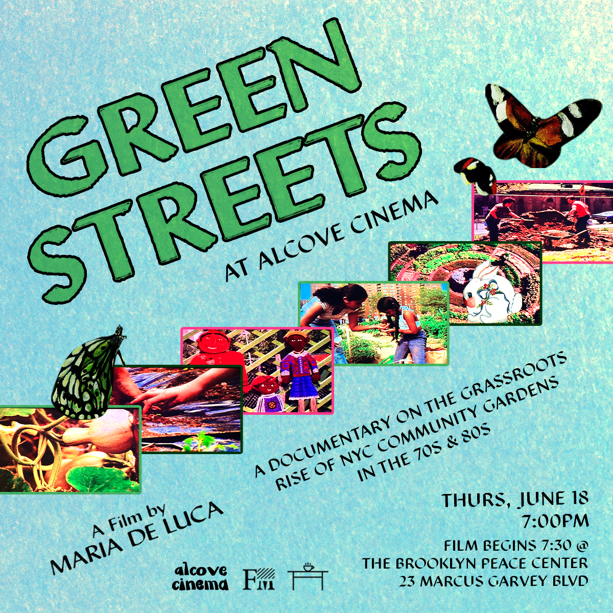 Cover art for #"Green Streets" Alcove Cinema Screening — Brooklyn Peace Center