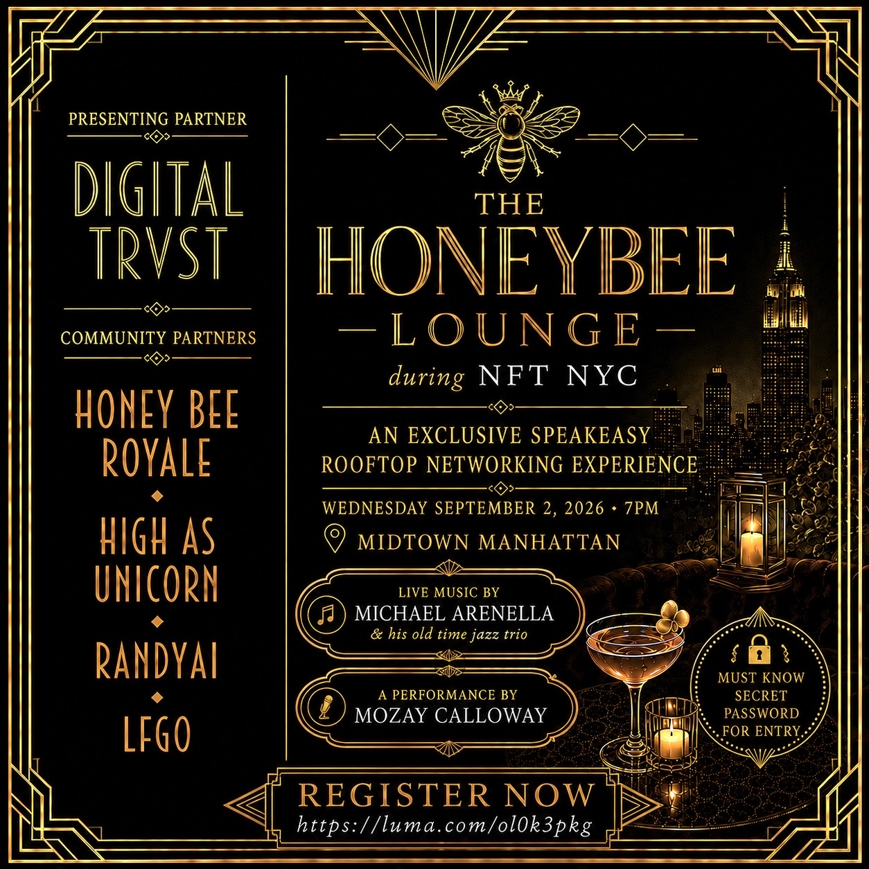 NFT NYC: The Honey Bee Lounge