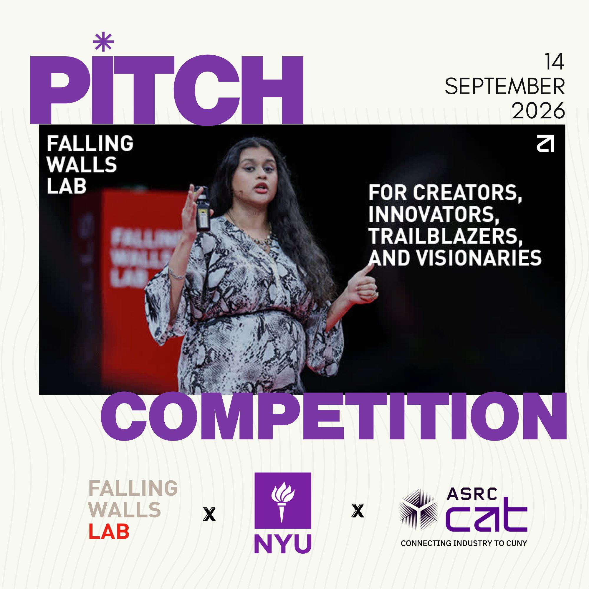 CAT x NYU Falling Walls Pitch Competition