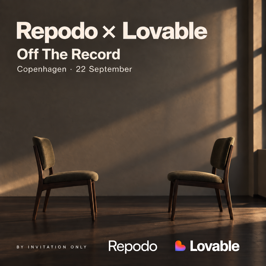 Repodo x Lovable - Off The Record, Nordic Fintech Week