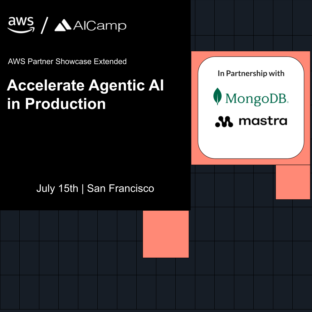 AWS Agentic AI Showcase Extended - Agentic AI in Production with with MongoDB Mastra