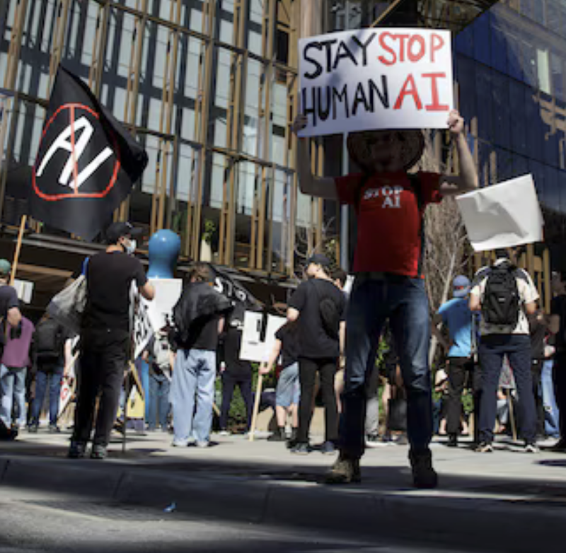 STOP AI - Protest & March