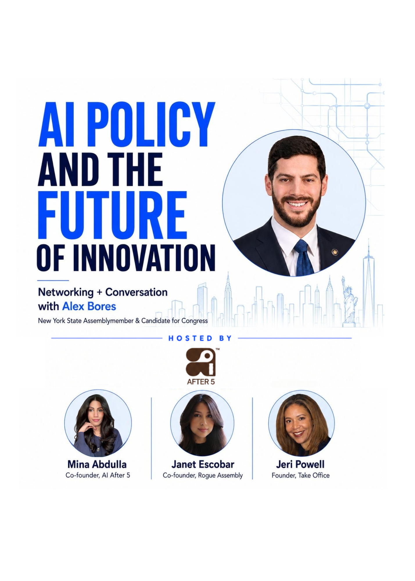 Cover art for #Building the Future of AI: Policy, Startups, and the Next Wave of Innovation — New York, NY