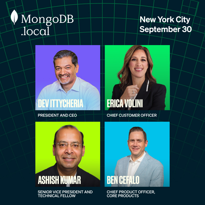 MongoDB.local NYC: For Startups Building What's Next