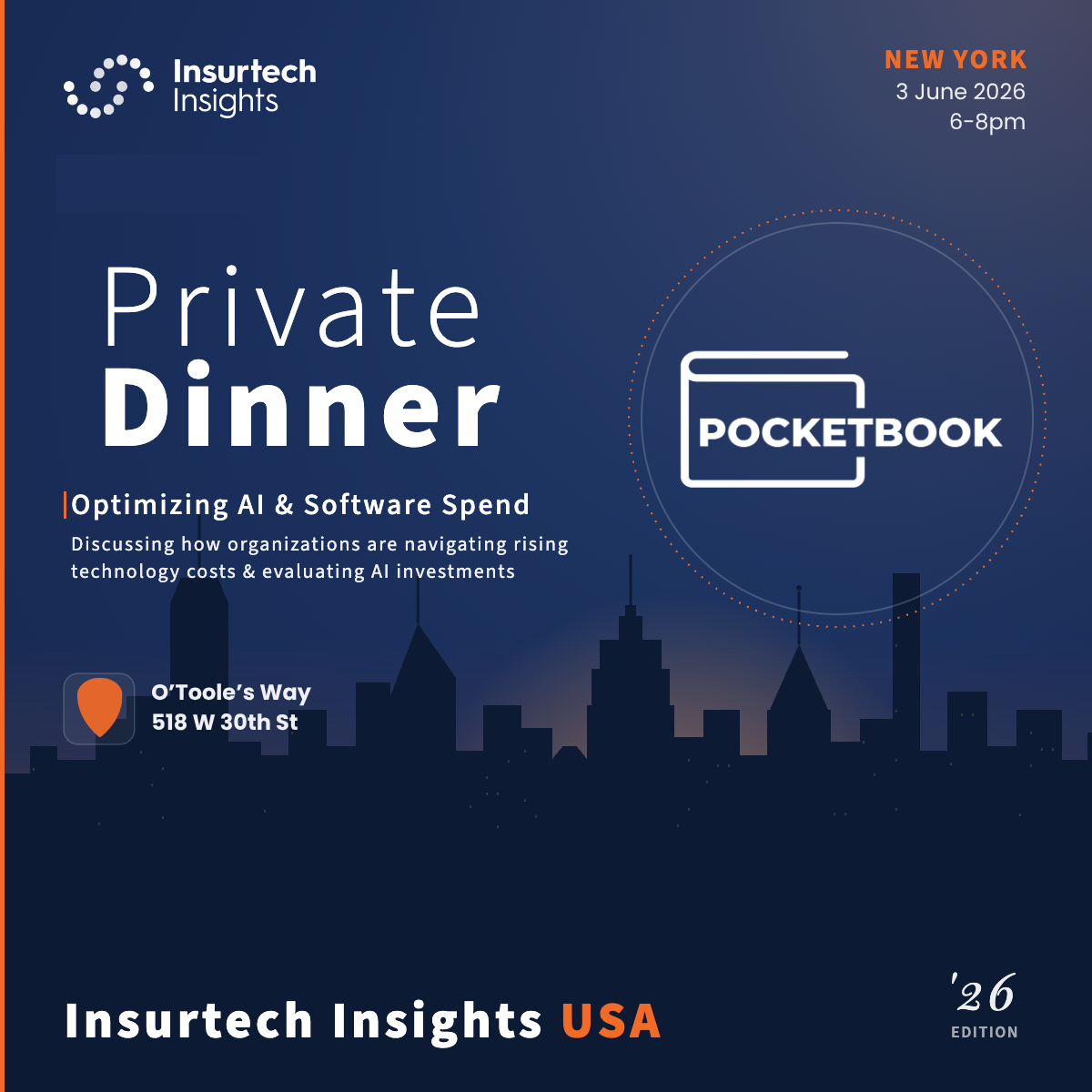 Cover art for #Private Dinner: Optimizing AI & Software Spend — O'Toole's Way