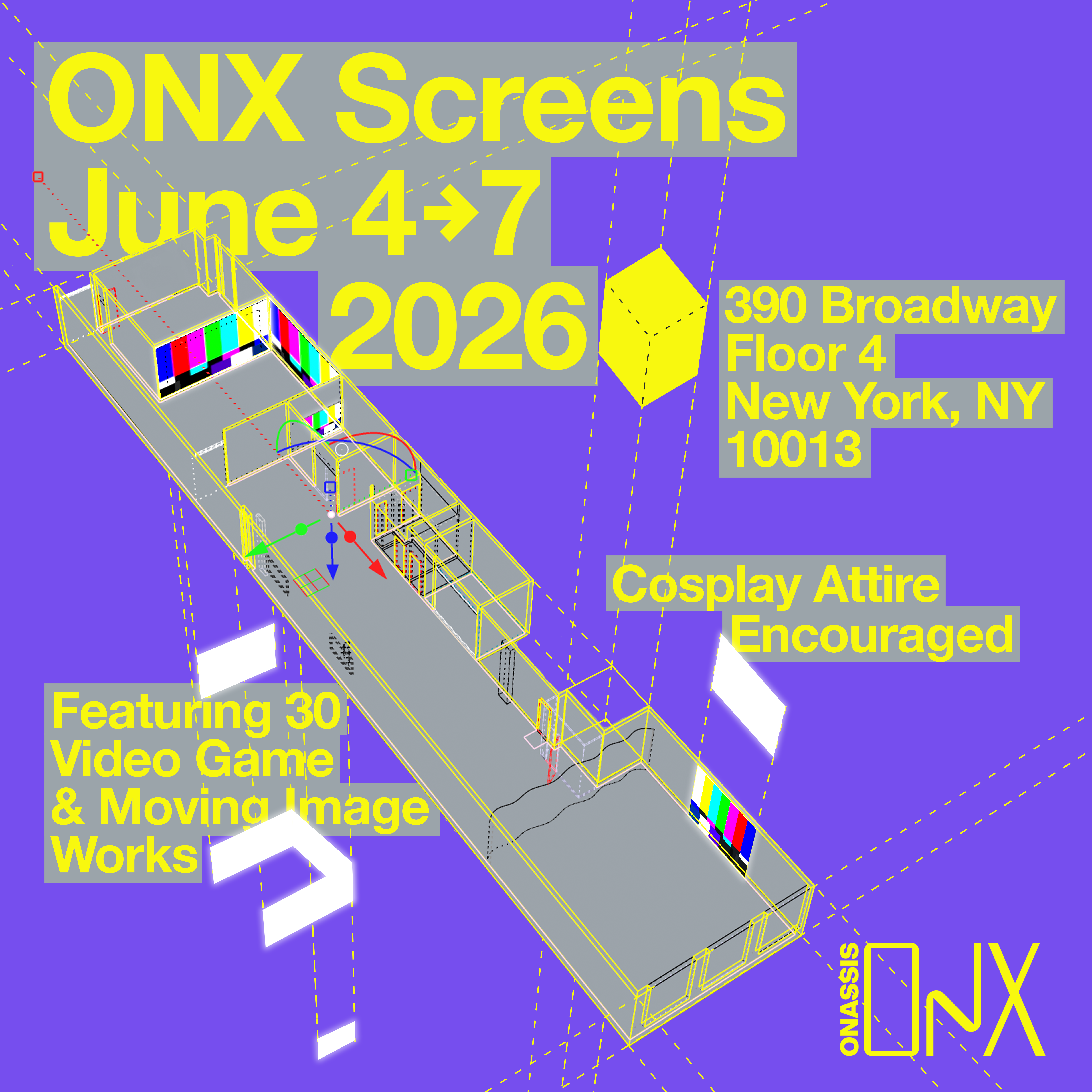 Cover art for #ONX Screens Opening Reception — Onassis ONX