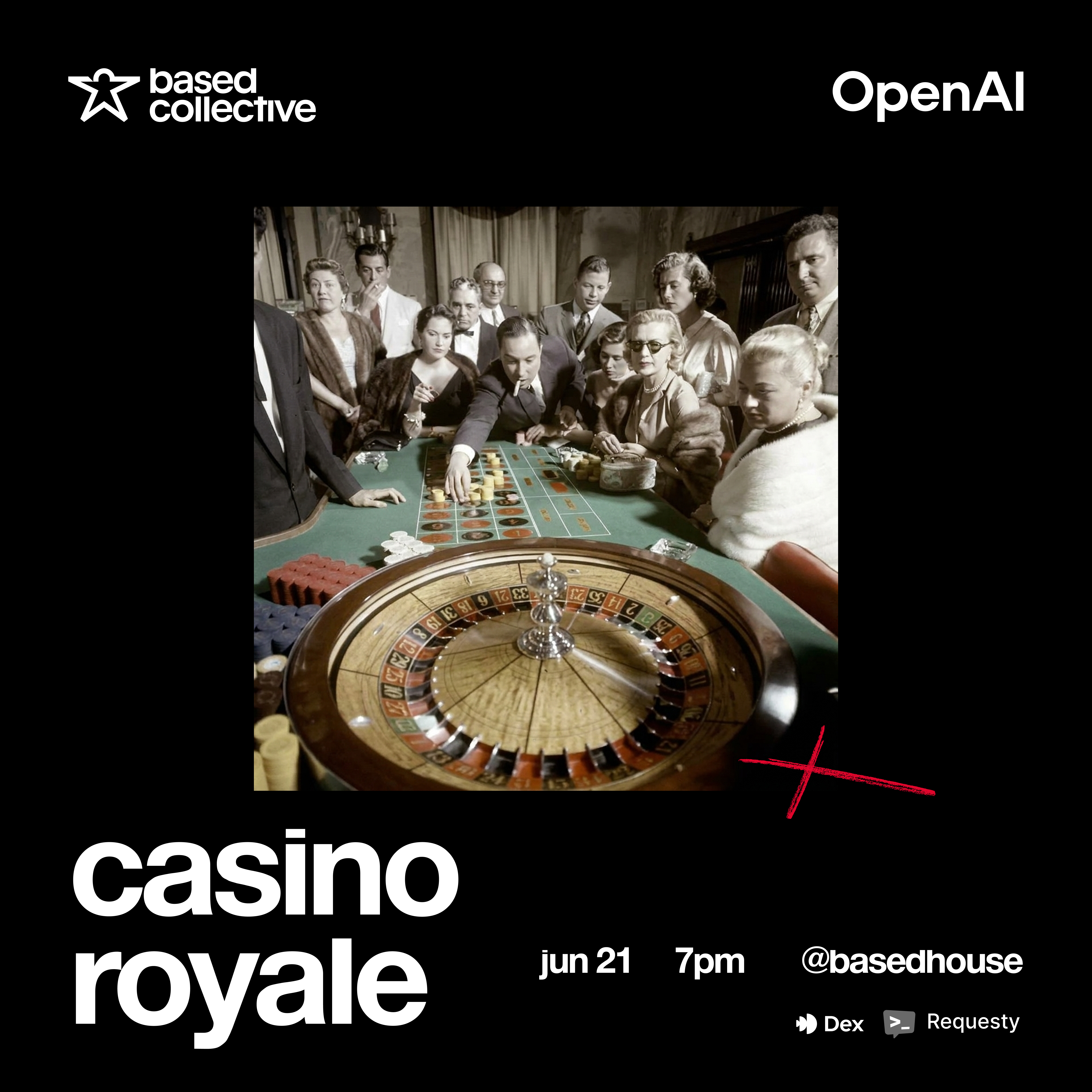 Cover art for #basedcollective x openai: casino royale — London, United Kingdom