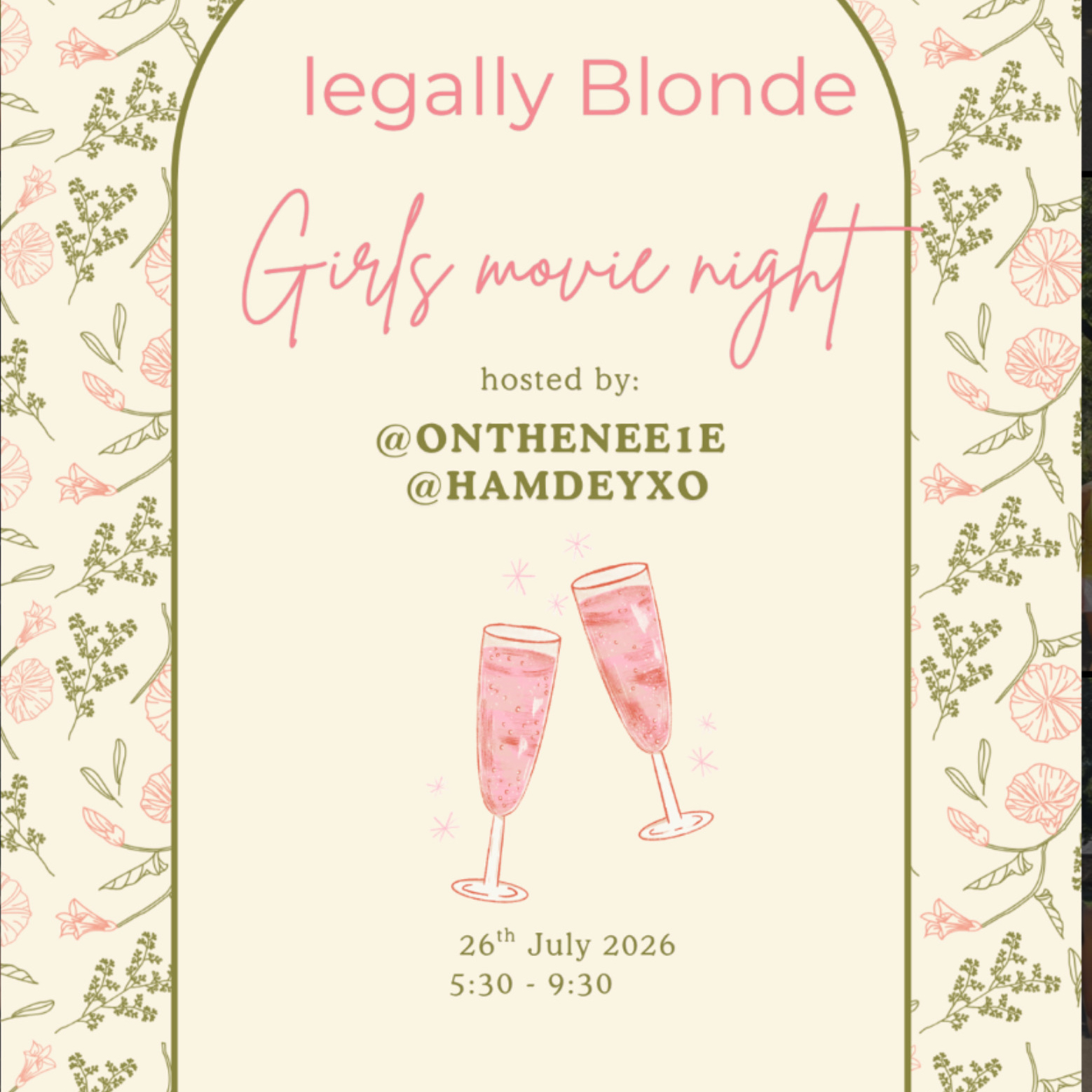 ONTHEMOVIE: girls movie & game night