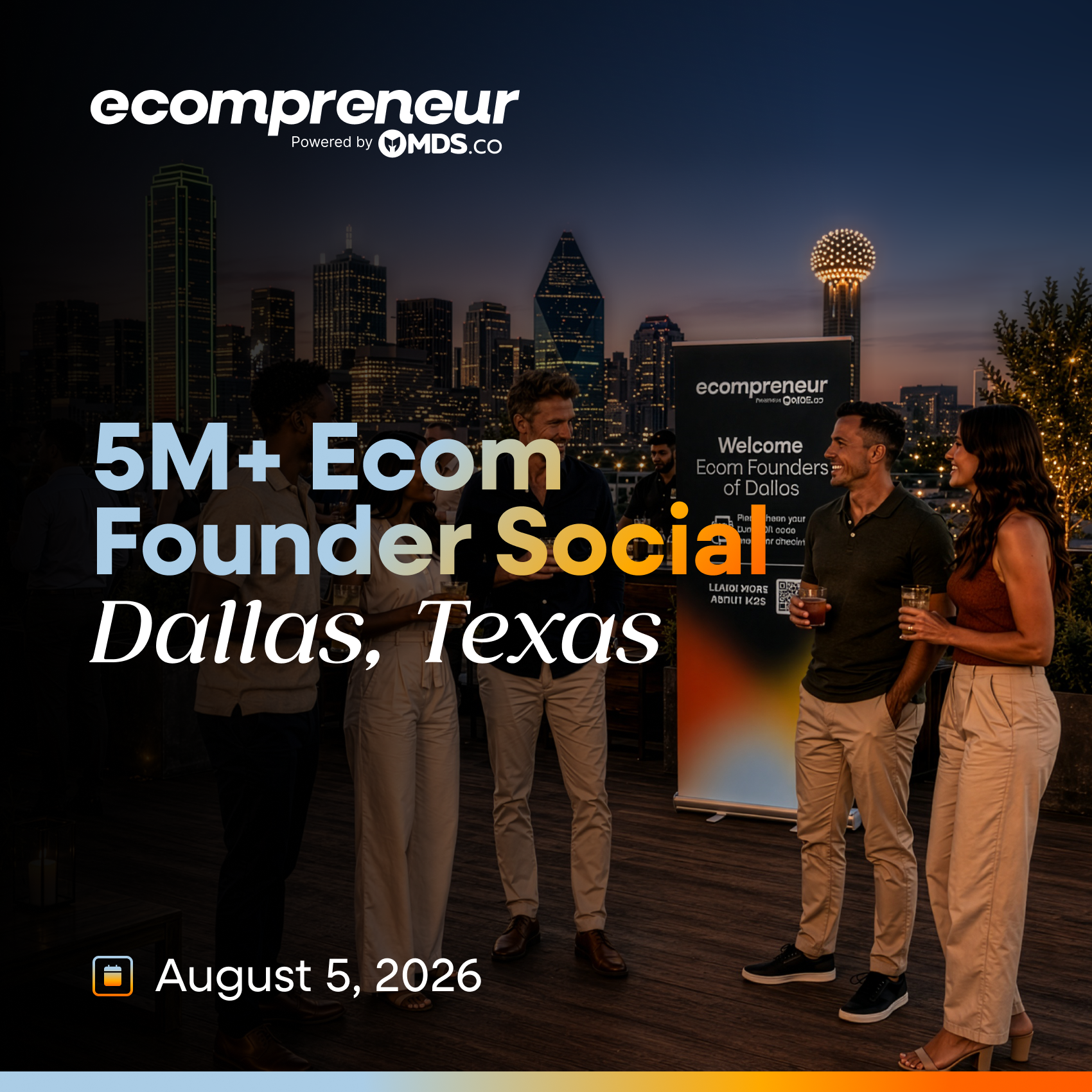 Dallas Ecom Founder Social Aug 2026