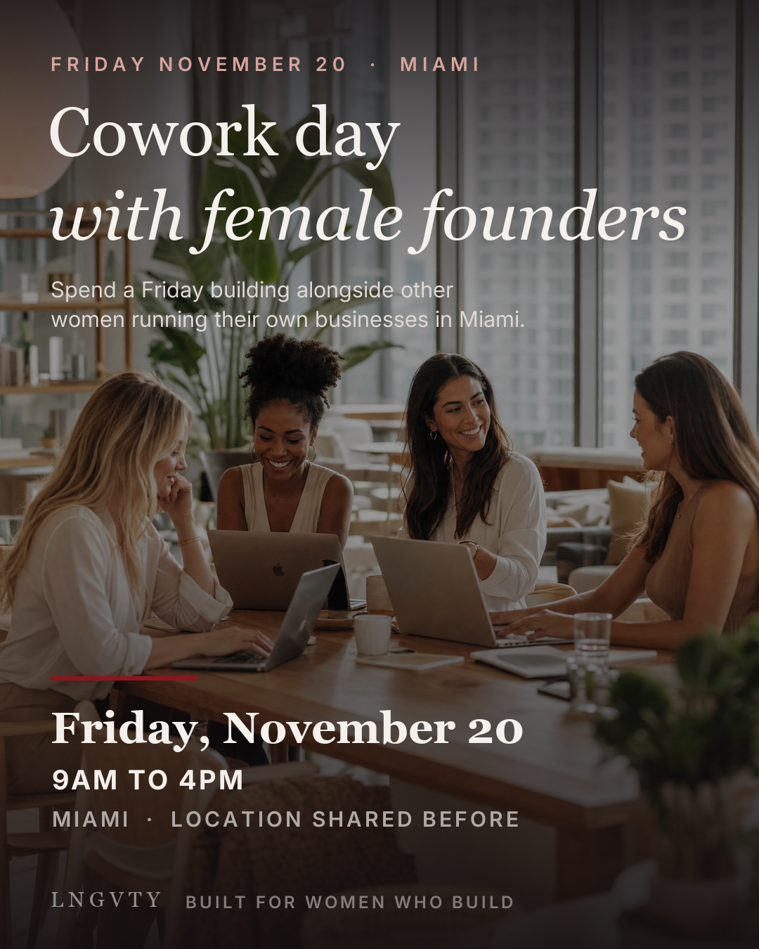 Cowork Day · Female founders in Miami