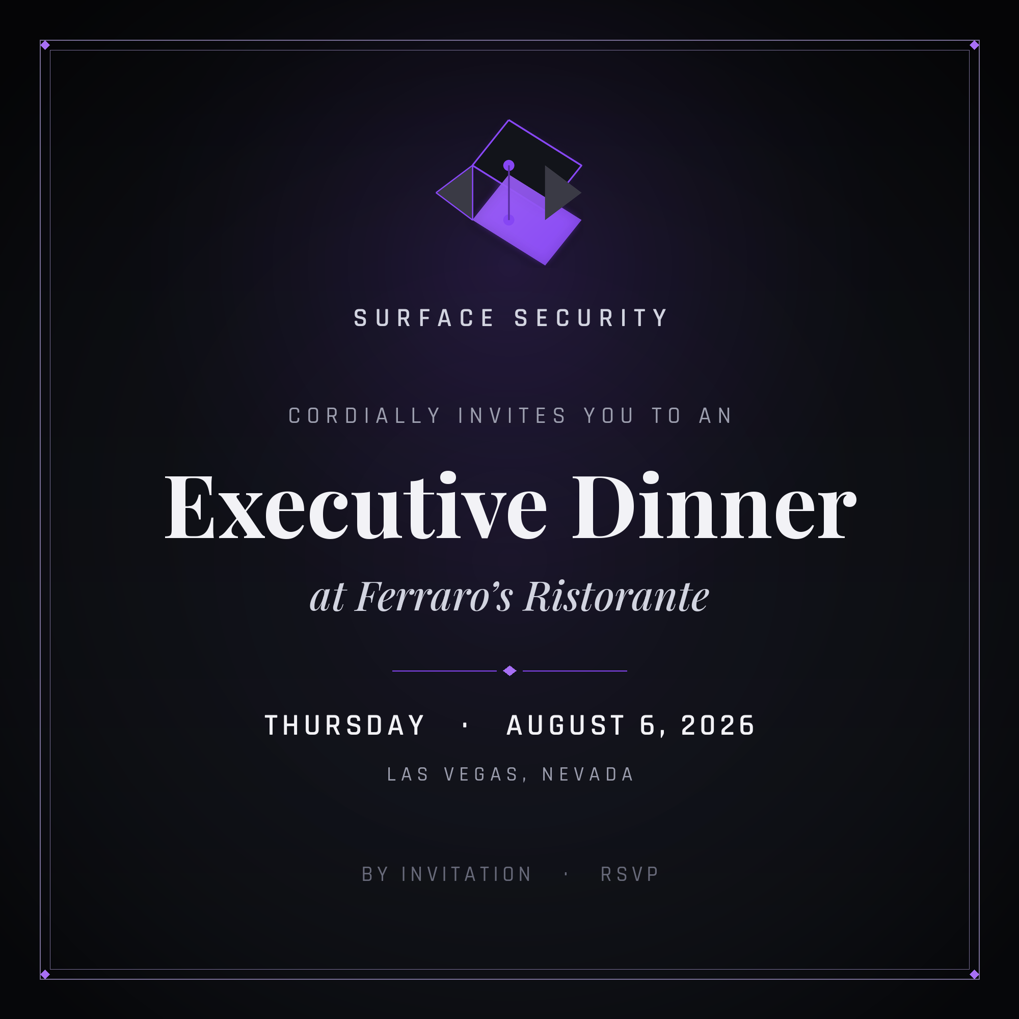 Enterprise Browser Security Executive Dinner w/ Surface Security