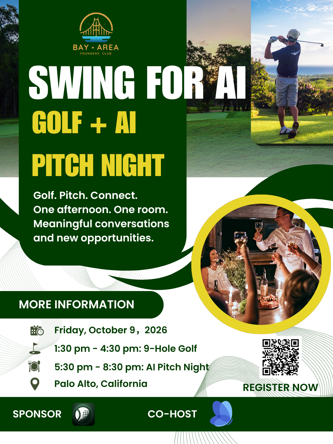 Swing for AI: Golf + AI Pitch Night