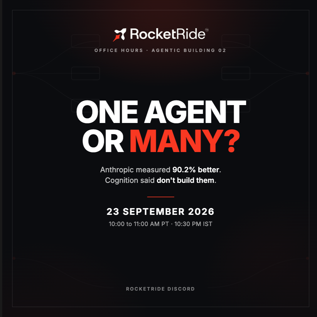 Rocketride Office Hours: One Agent or many?