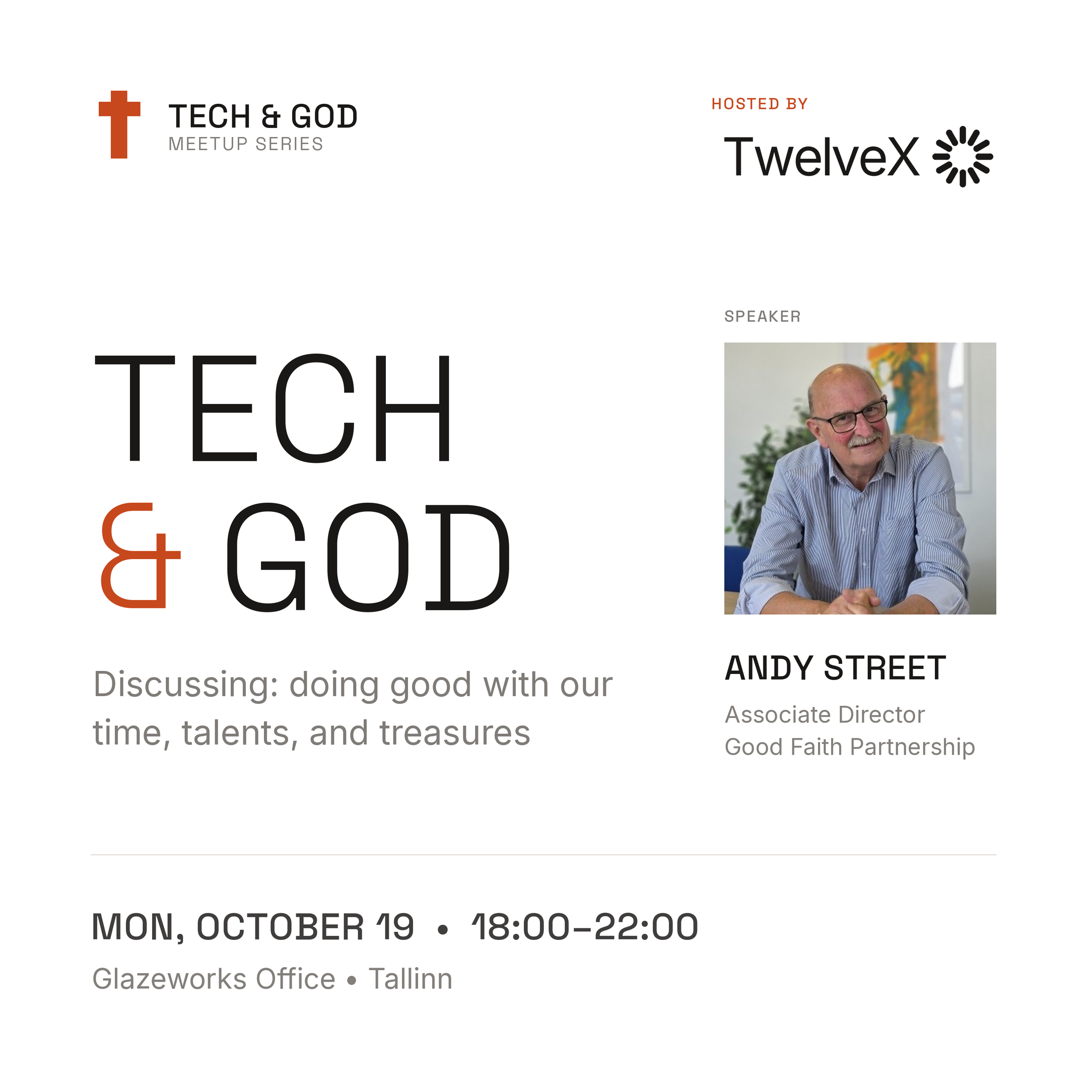 TECH & GOD Meetup - October