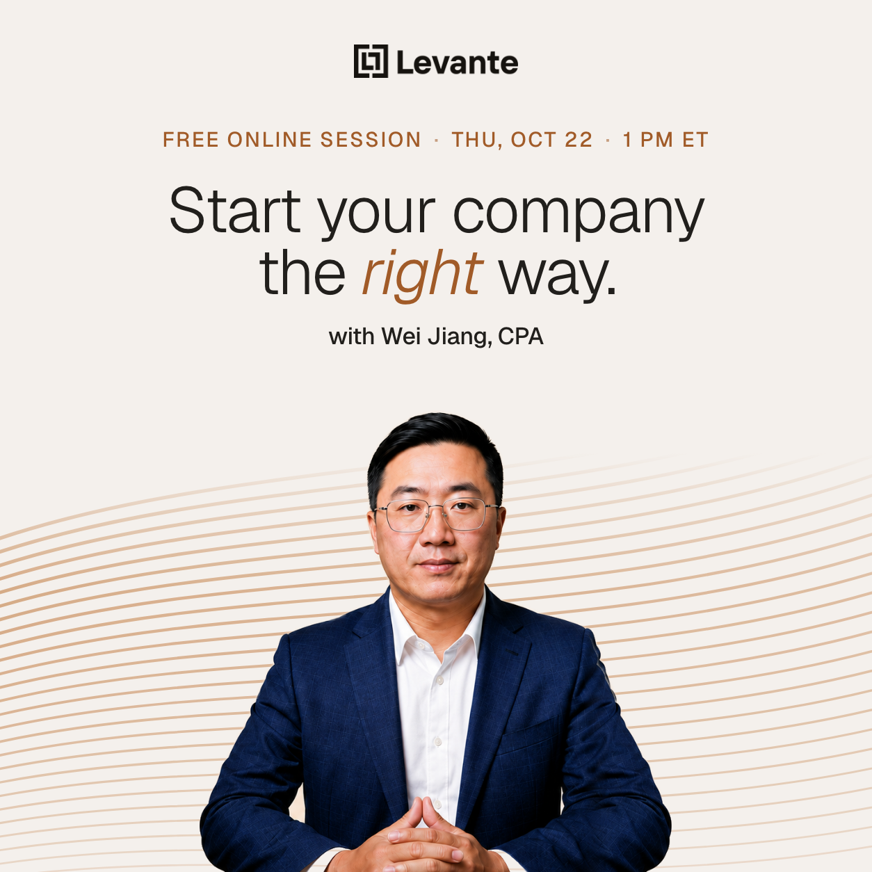 Start Right: Setting Up a New Company the Right Way at Online (Google Meet), Thu, Oct 22