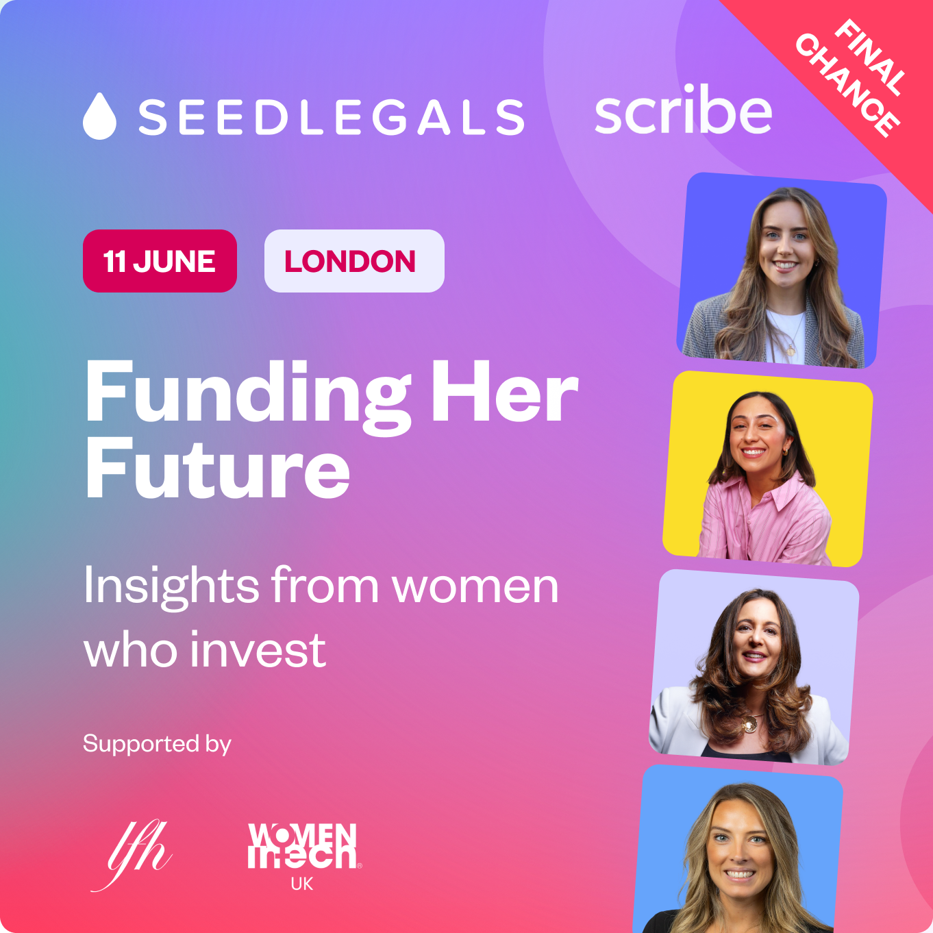 Cover art for #Funding Her Future: Insights from women who invest — London, United Kingdom