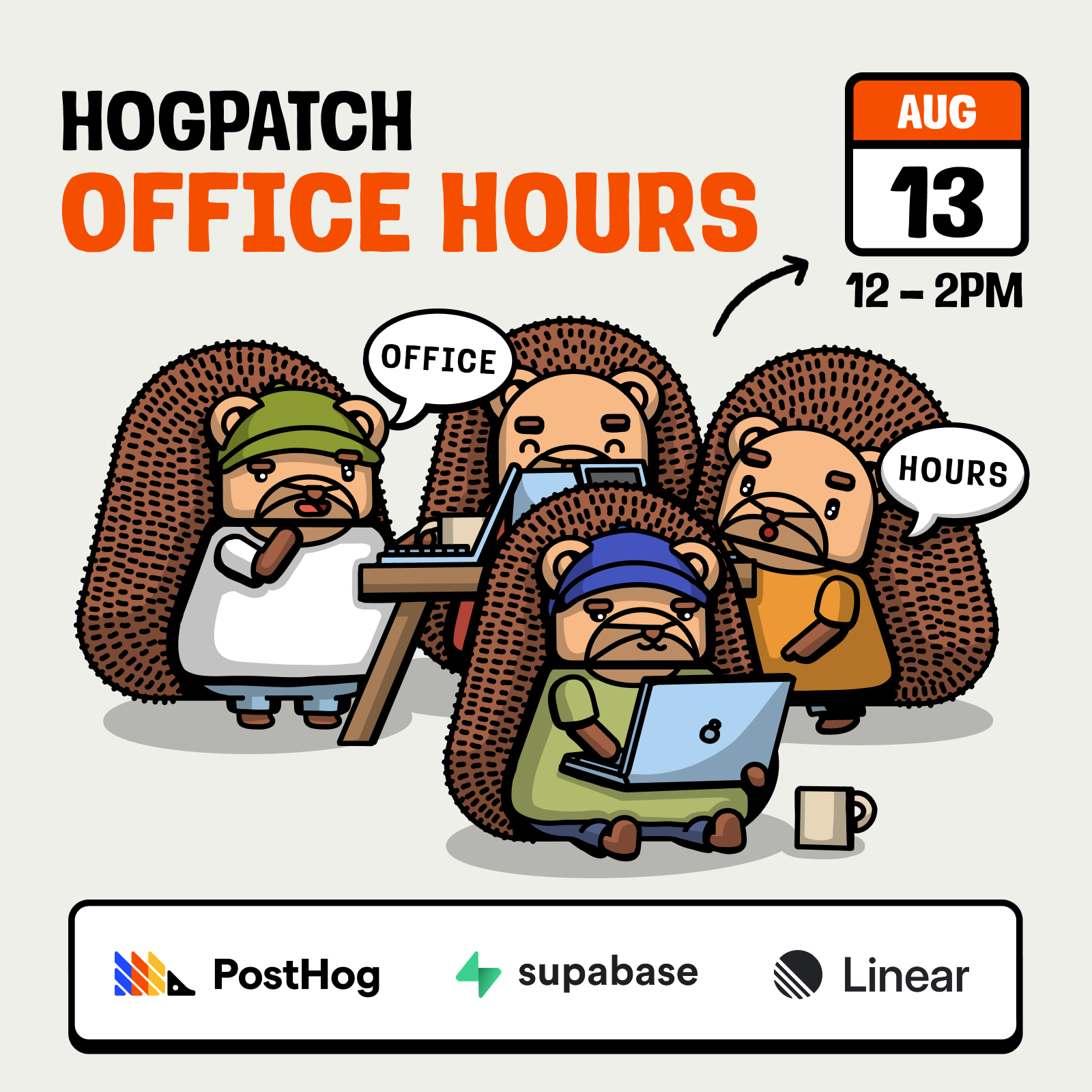Office Hours w/ PostHog, Supabase, & Linear
