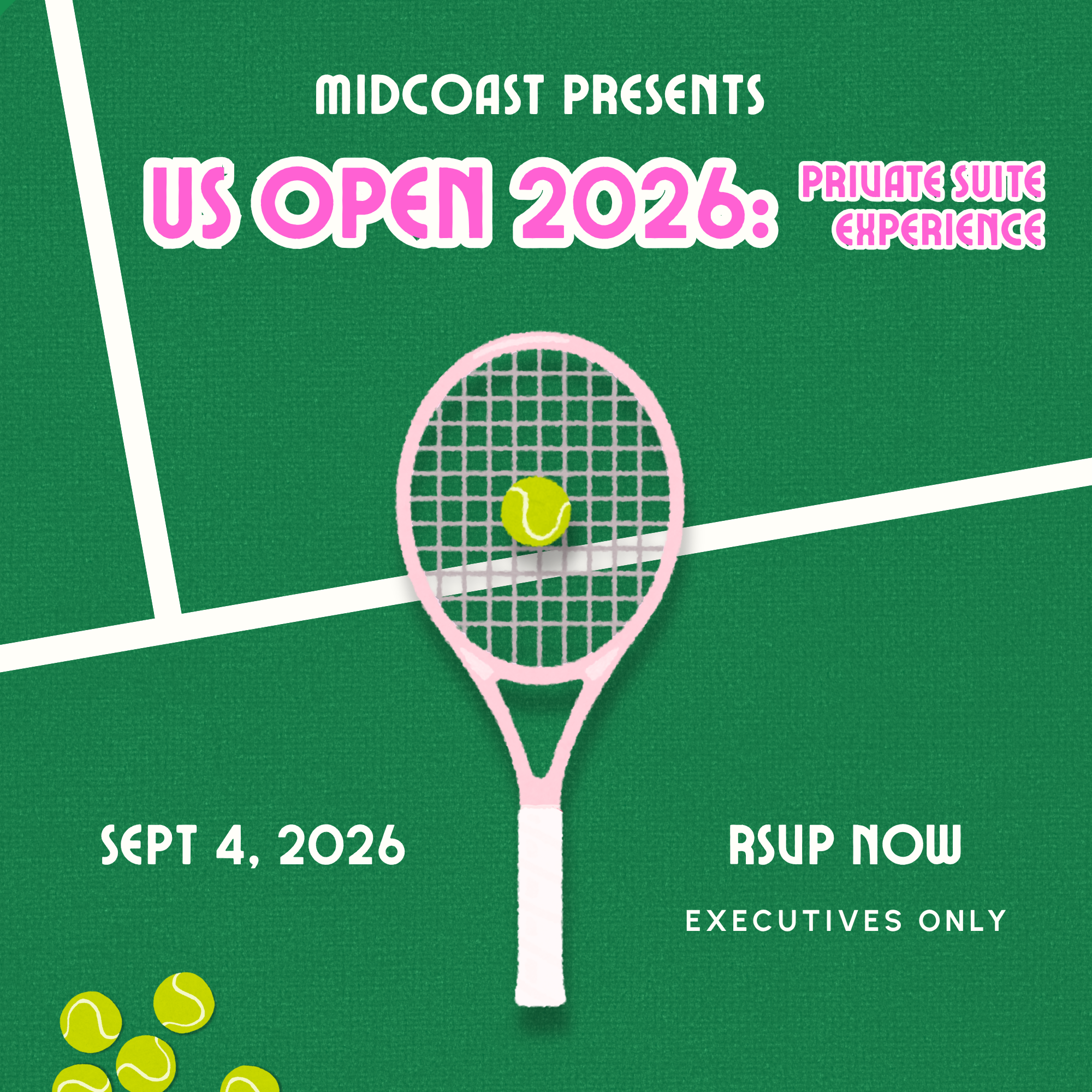 Midcoast Presents: US Open Private Suite