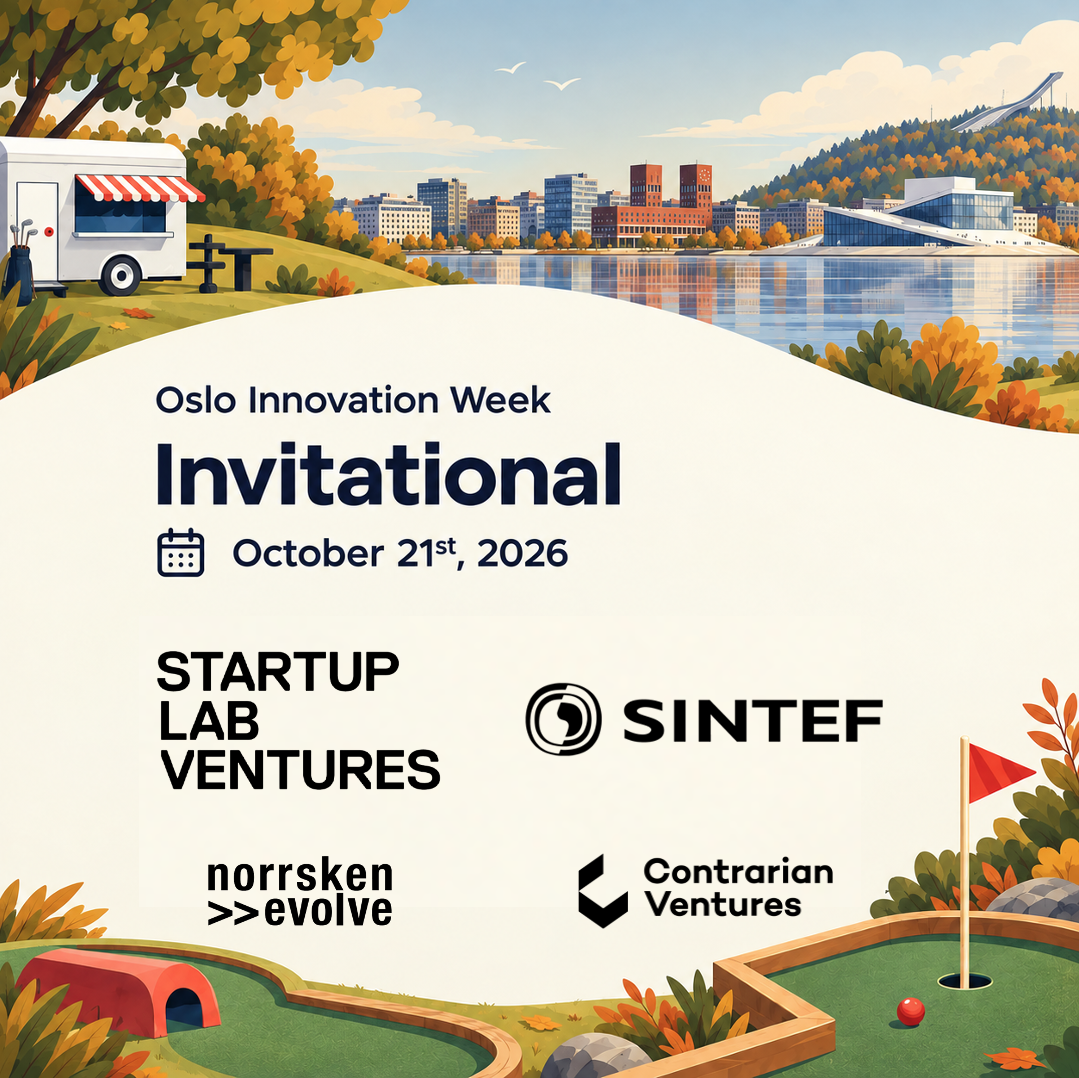 Invitational by Startuplab Ventures, SINTEF Venture, Contrarian Ventures & Norrsken Evolve