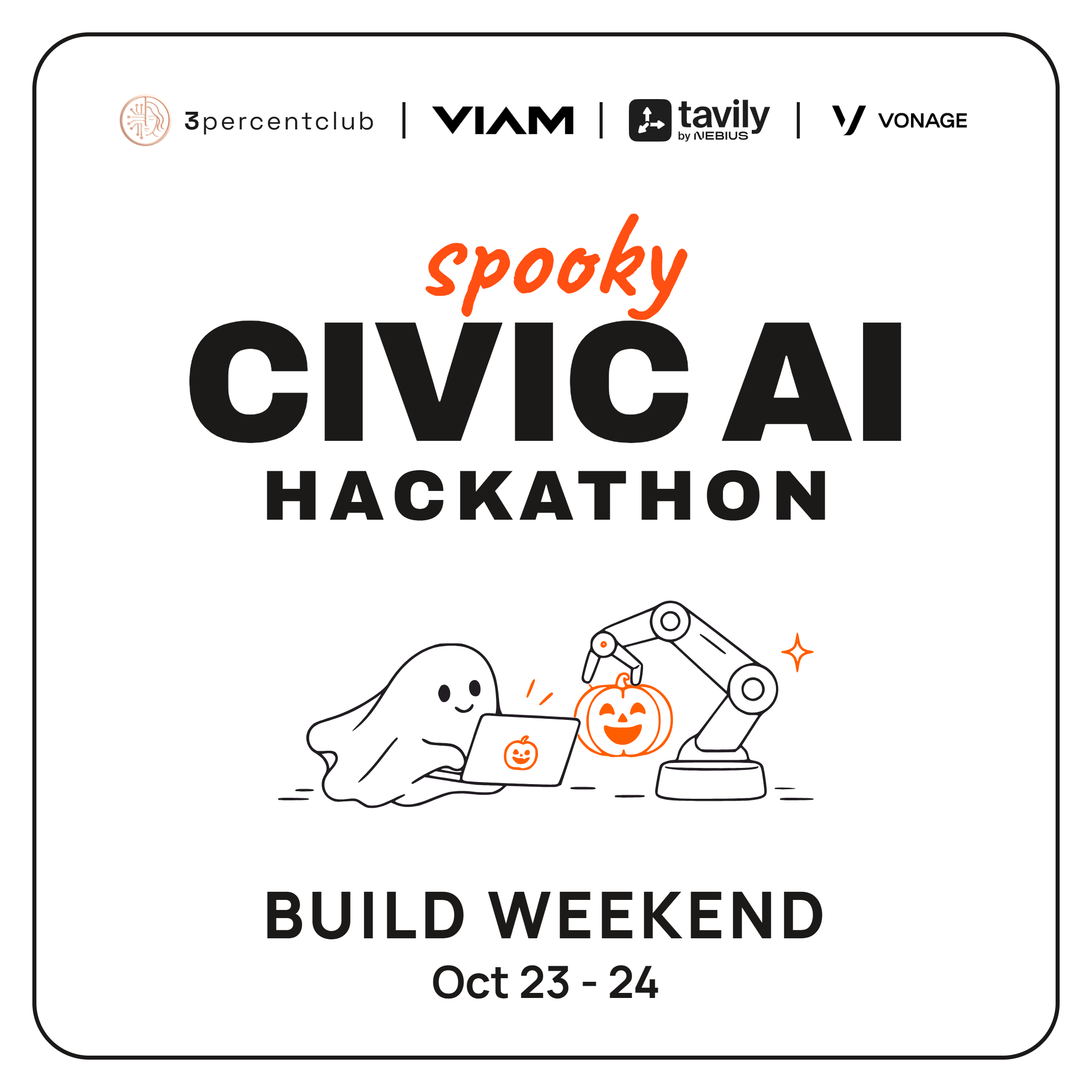 Spooky Civic AI Hackathon: Build Weekend