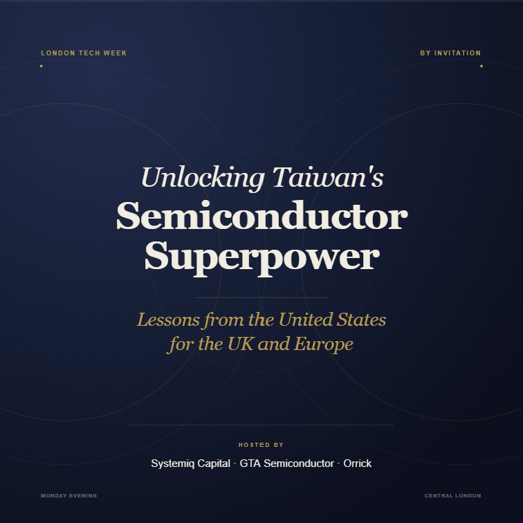 Cover art for #How to Unlock Taiwan's Semiconductor Superpower — Lessons from the US for Europe and Beyond — London, United Kingdom