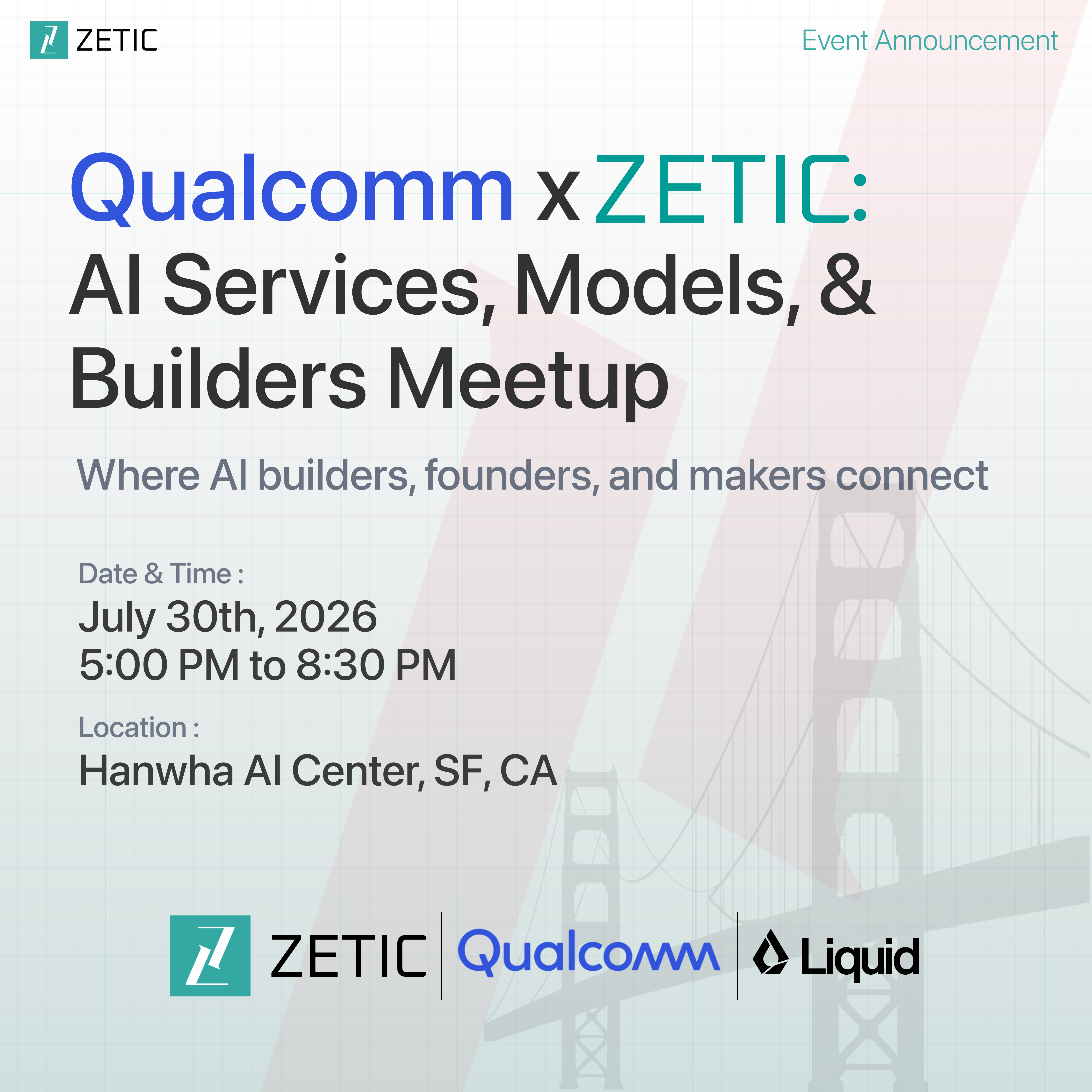 Qualcomm x ZETIC x Liquid AI: Edge AI Builders Meetup