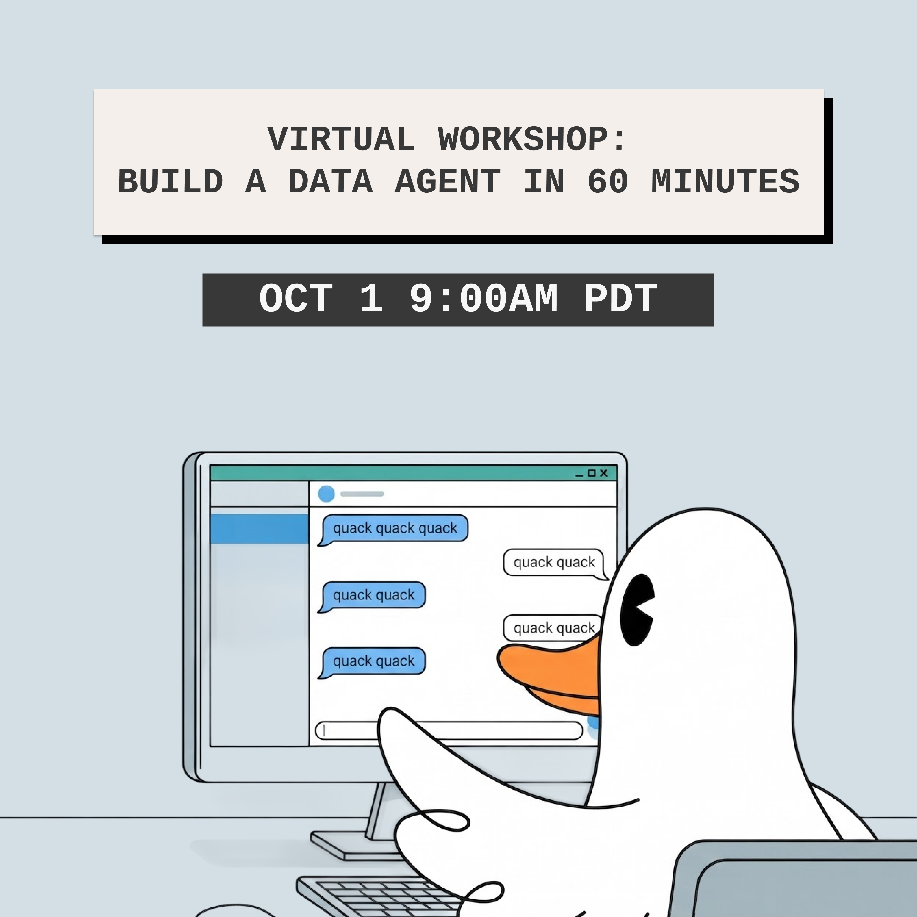 Virtueller Workshop: Erstellen Sie einen Datenagenten in 60 Minuten