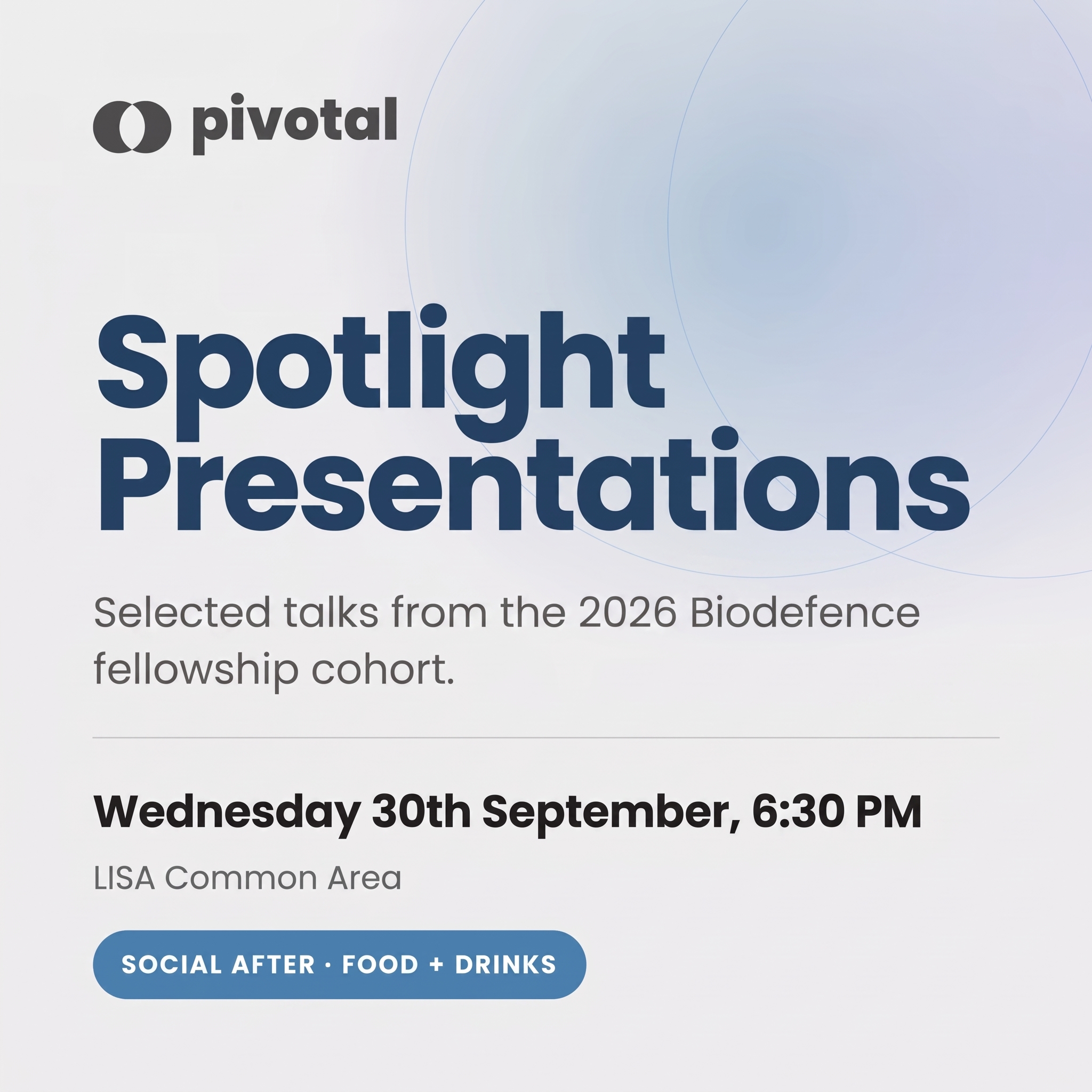 Pivotal Frontier Biodefense Spotlight Presentation