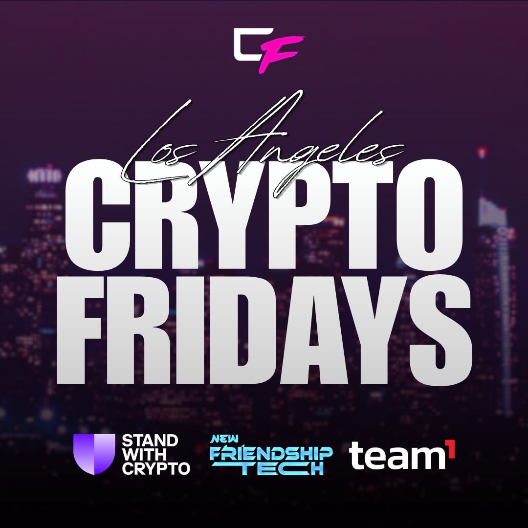 New Friendship Tech x CryptoFridays x StandWithCrypto x Avalanche Team1