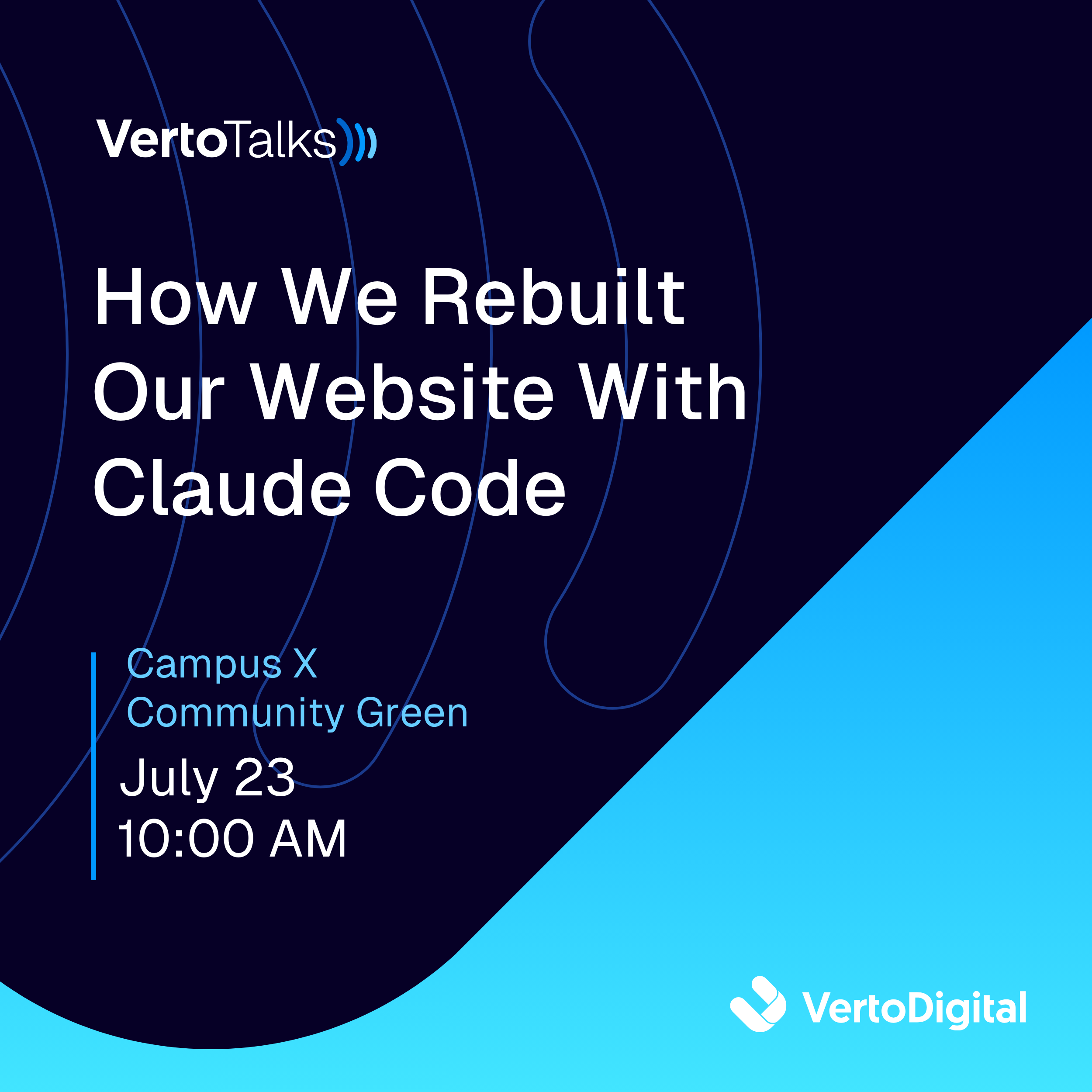 VertoTalks | How We Rebuilt Our Website with Claude Code