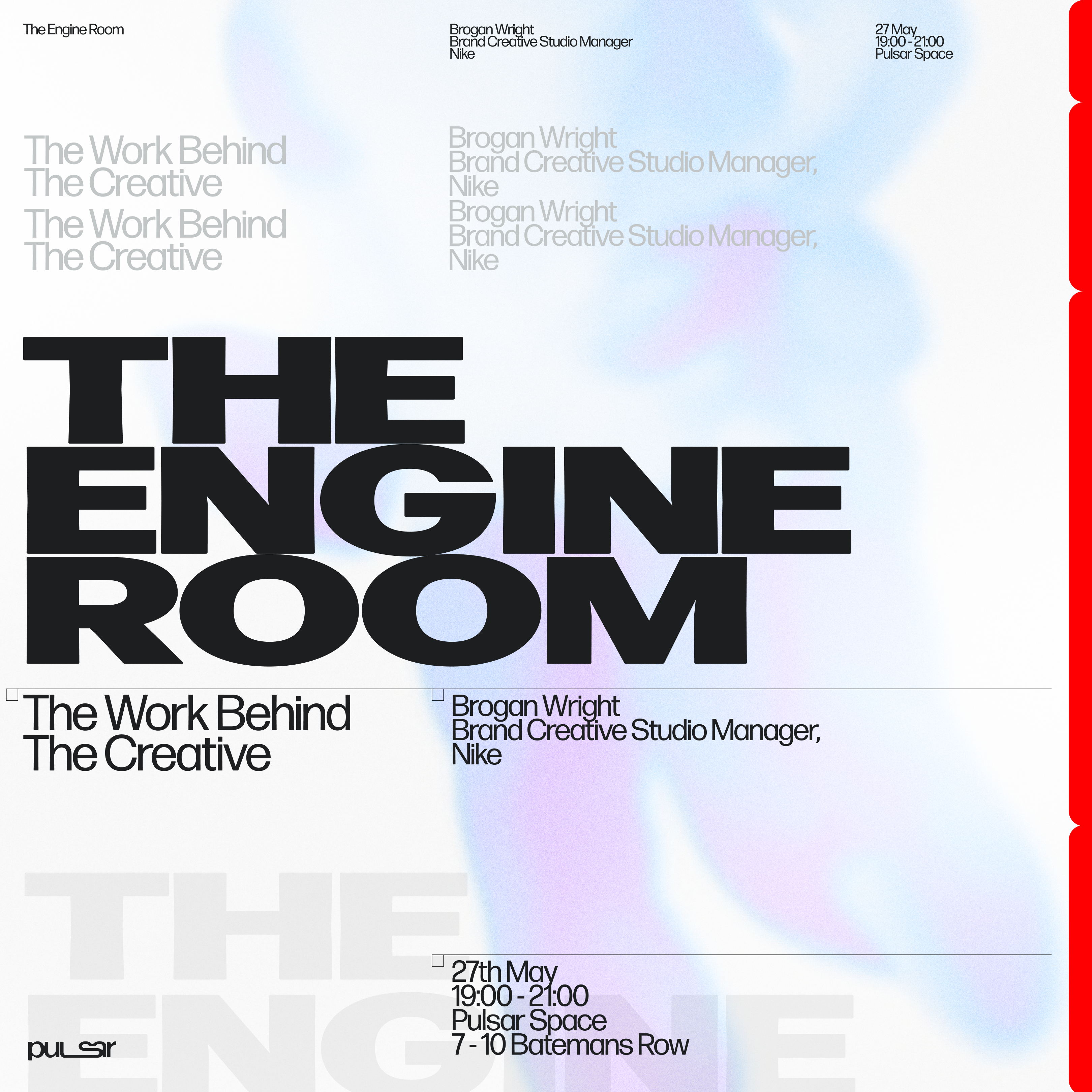 The Engine Room: The Work Behind The Creative w Brogan Wright