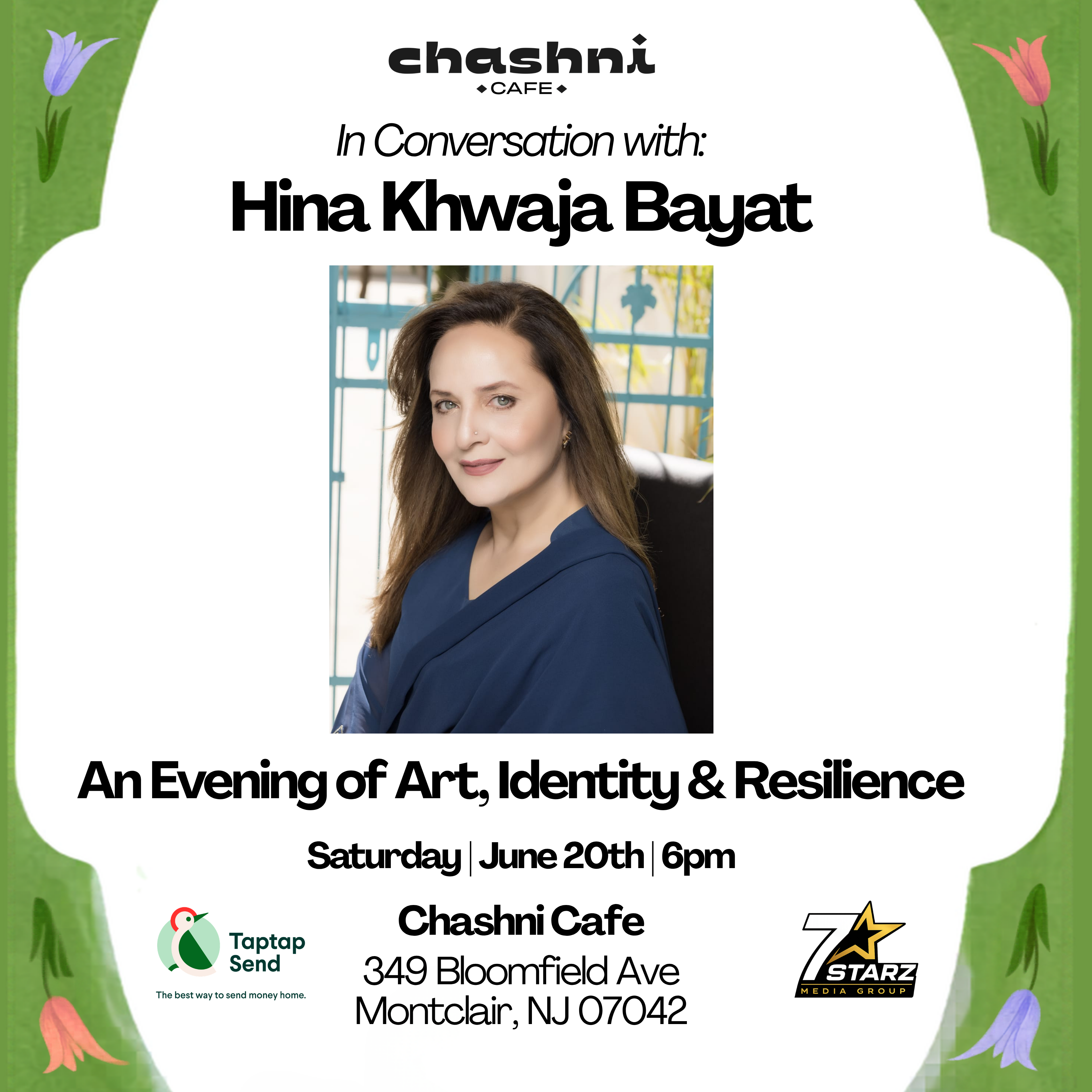Cover art for #An Evening with Hina Khwaja Bayat at Chashni Cafe — Chashni Cafe