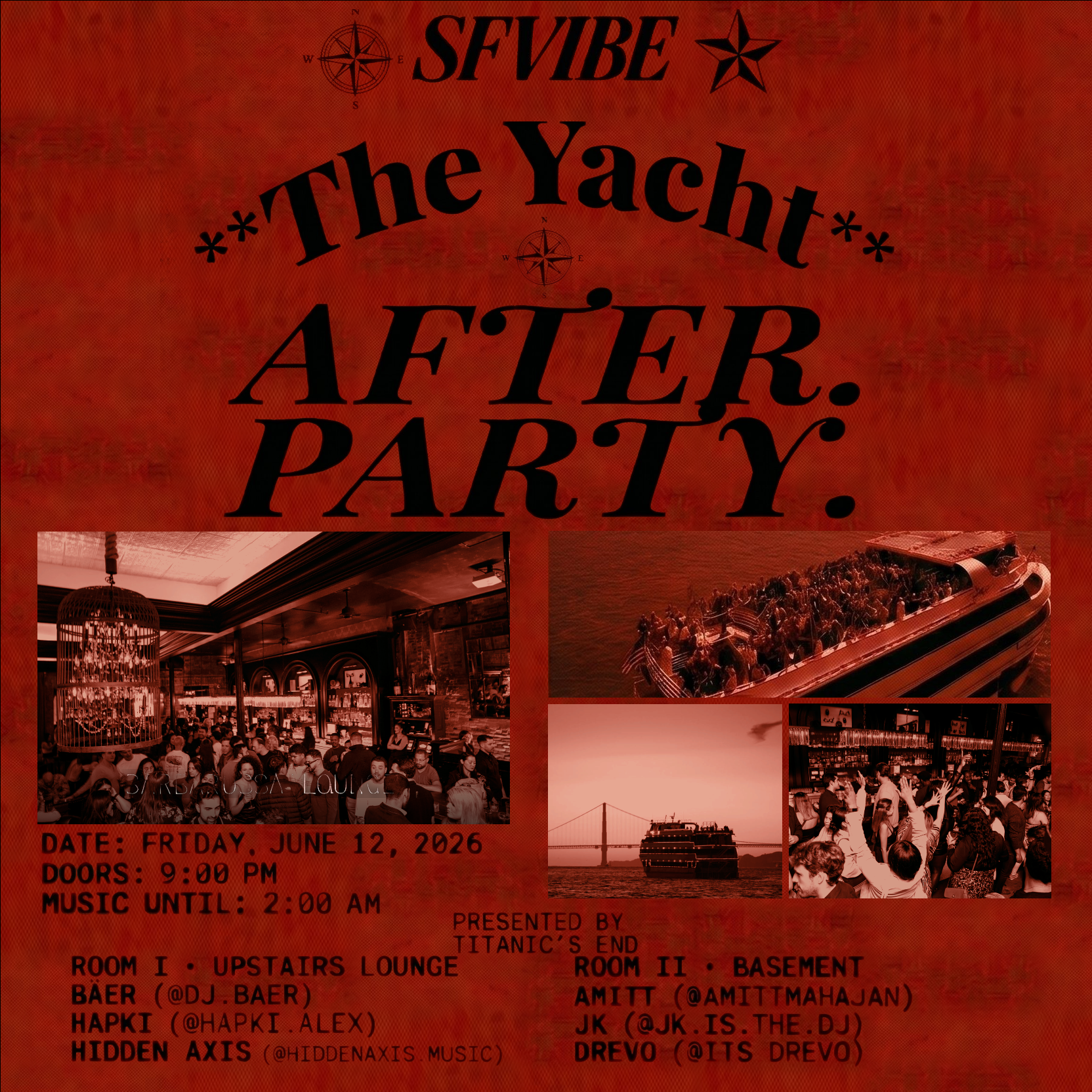 Cover art for #Official SFVibe Yacht Afterparty — Barbarossa Lounge