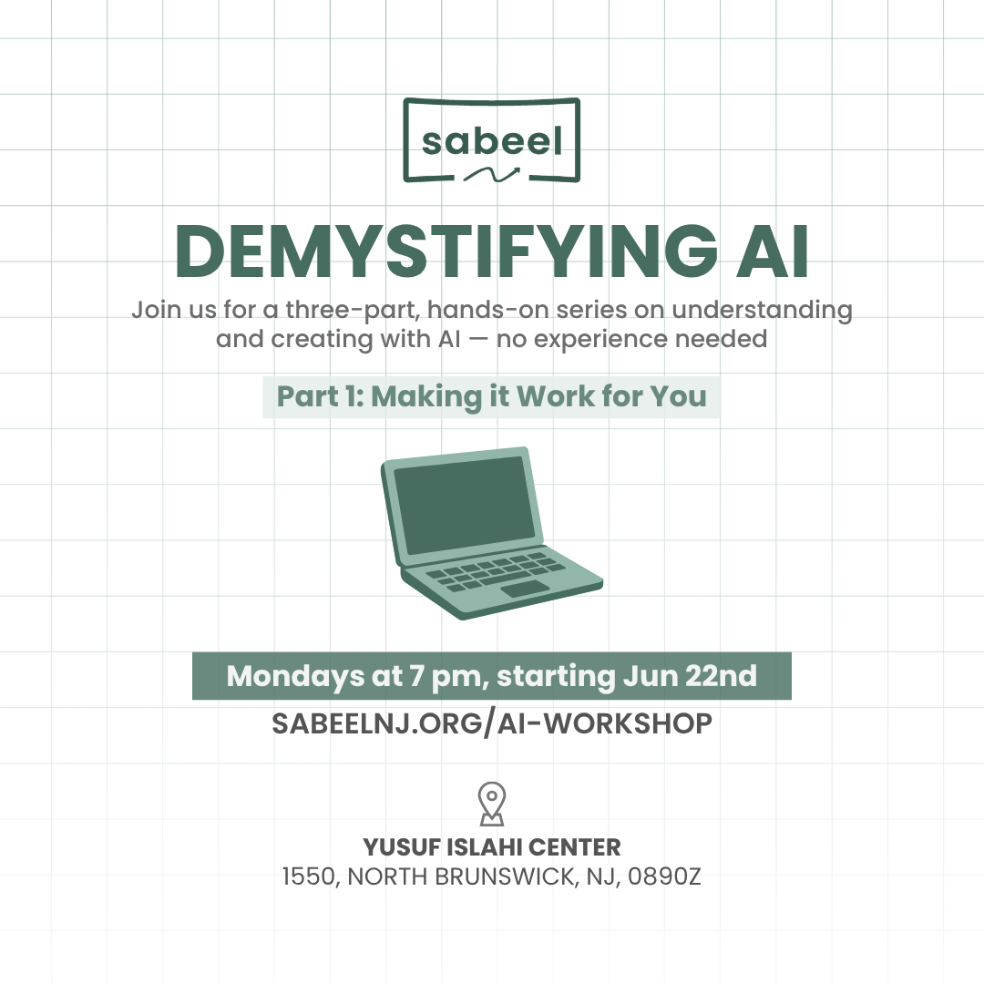 Cover art for #Sabeel - Demystifying AI — Yusuf Islahi Center