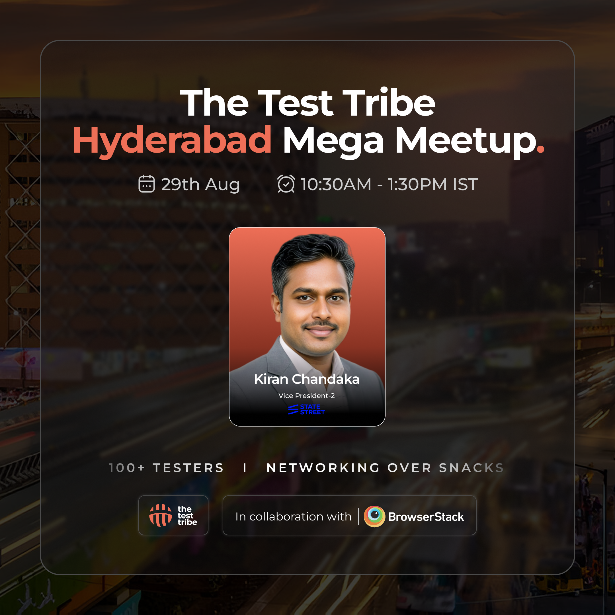La Grande Rencontre de The Test Tribe - Hyderabad