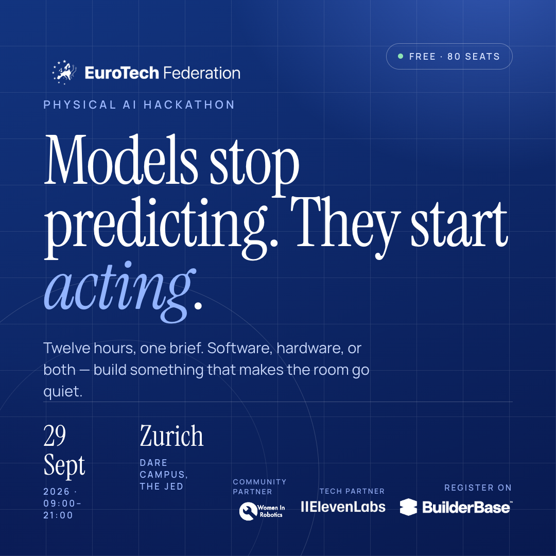 Physical AI Hackathon — DARE Campus Zurich