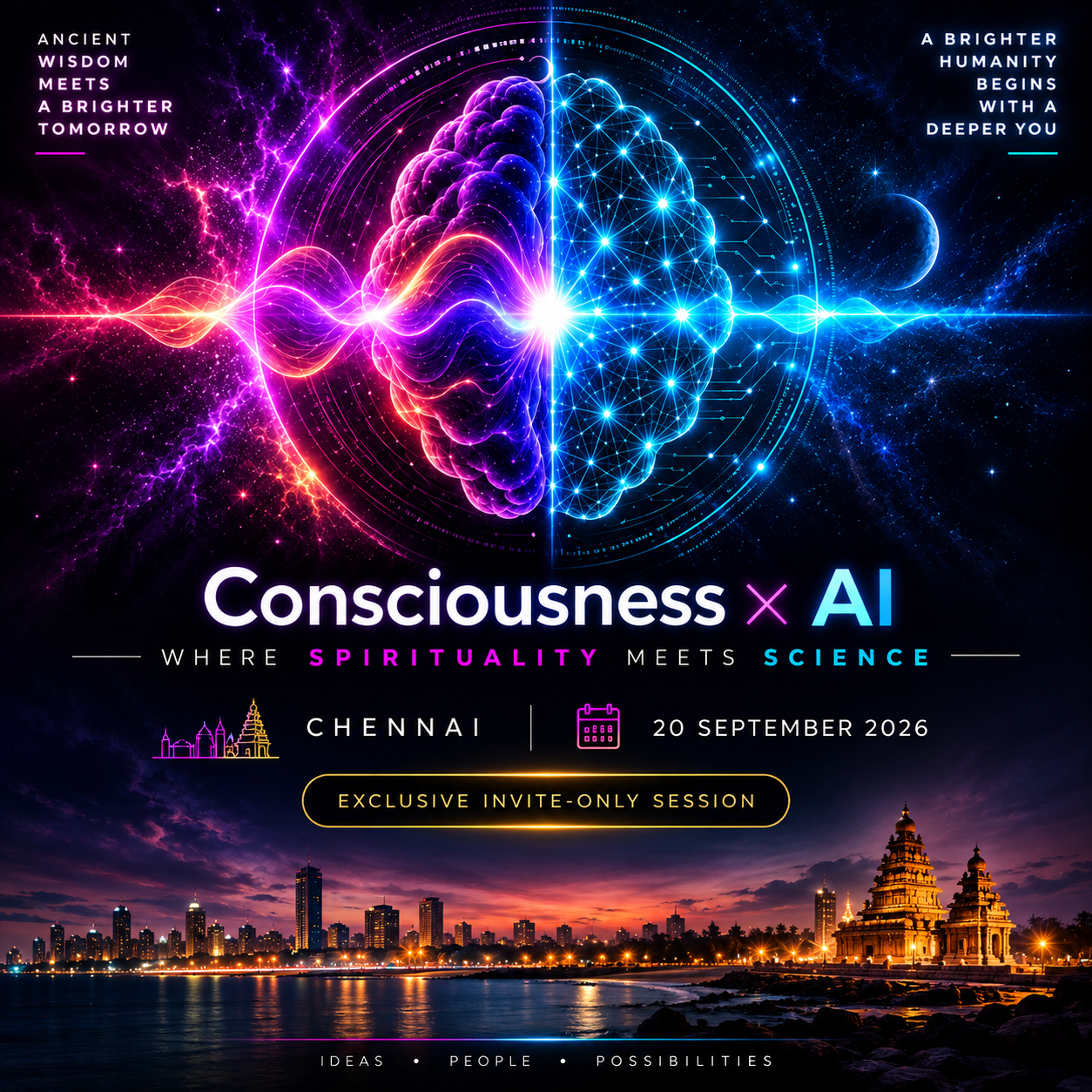 AI x CONSCIOUSNESS| Where Spirituality Meets Science [Chennai]